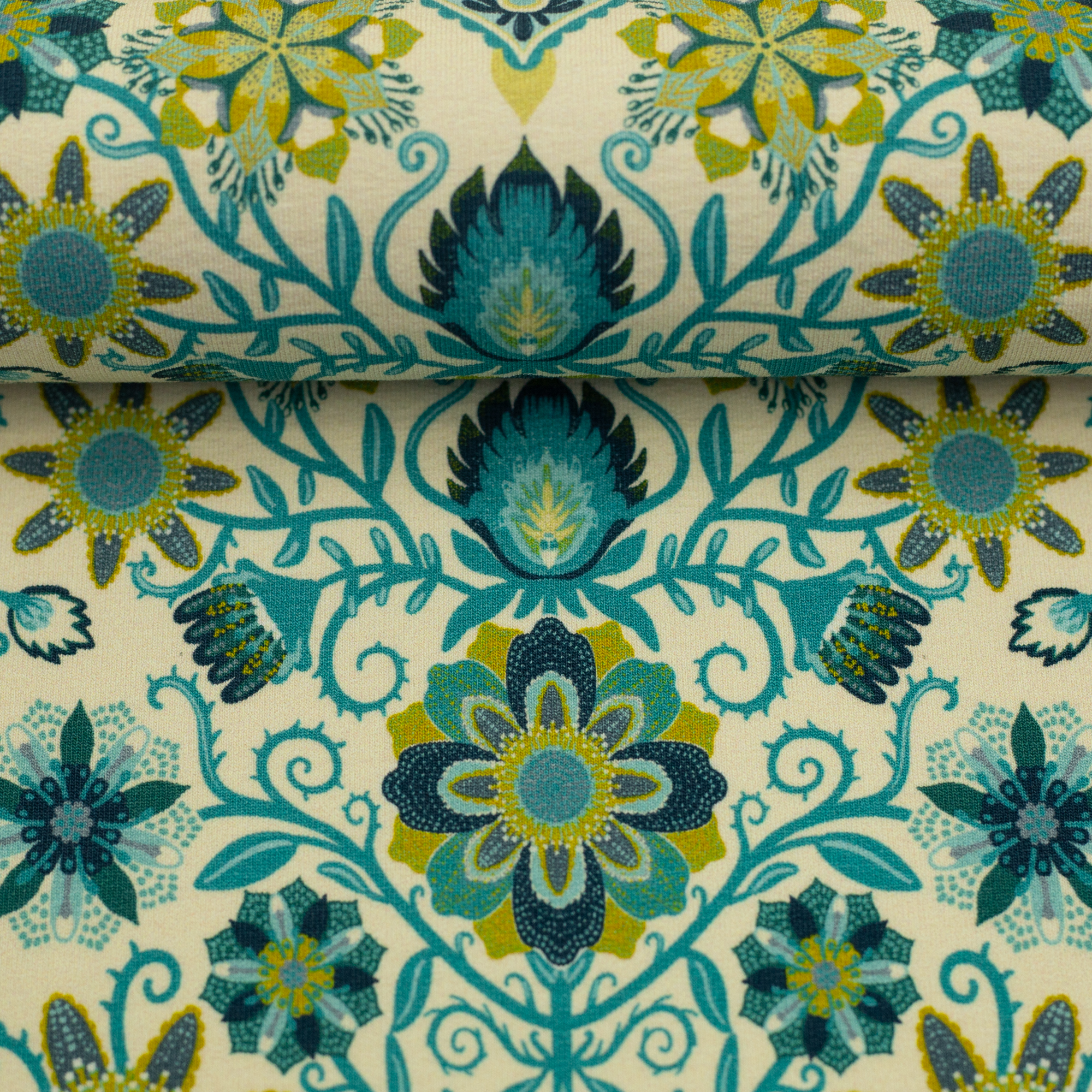 Tropical Flowers by Bienvenido Colorido, French Terry Tropical Flowers by Bienvenido Colorido, French Terry