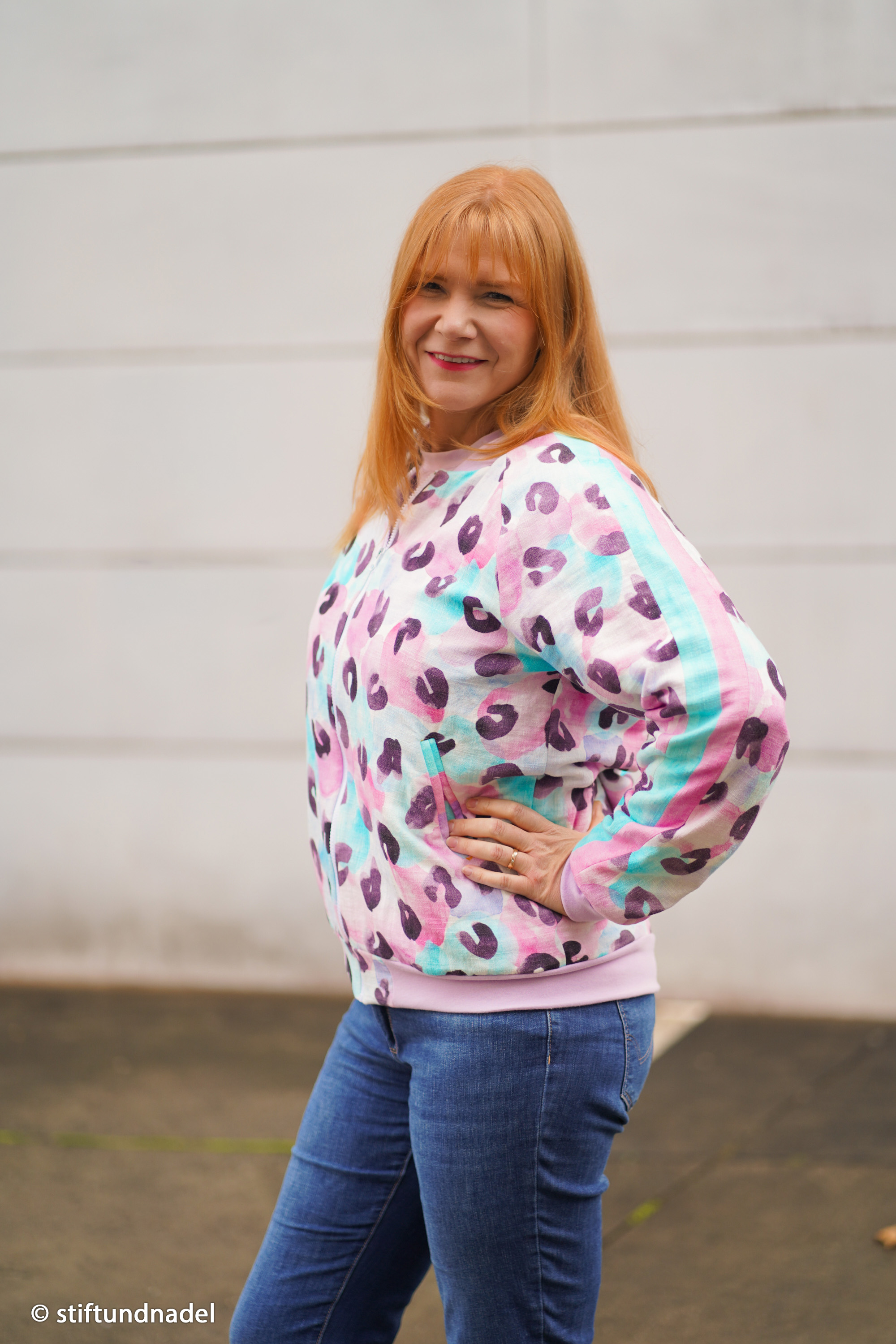 200261 Streifen, ca. 4 cm, pastell/mint