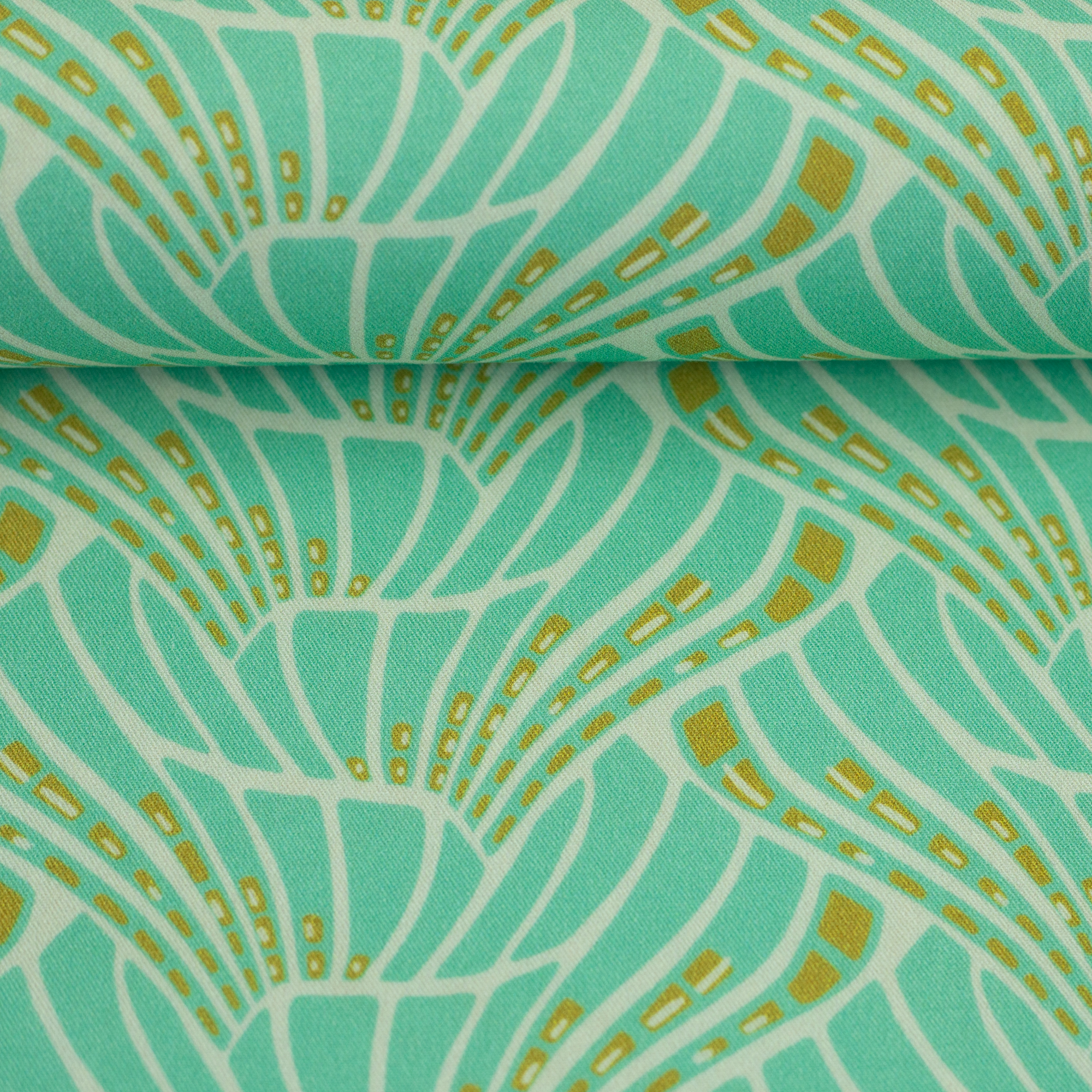 Vienna Coral by Bienvenido Colorido, Viskose Webware Vienna Coral by Bienvenido Colorido, Viskose Webware