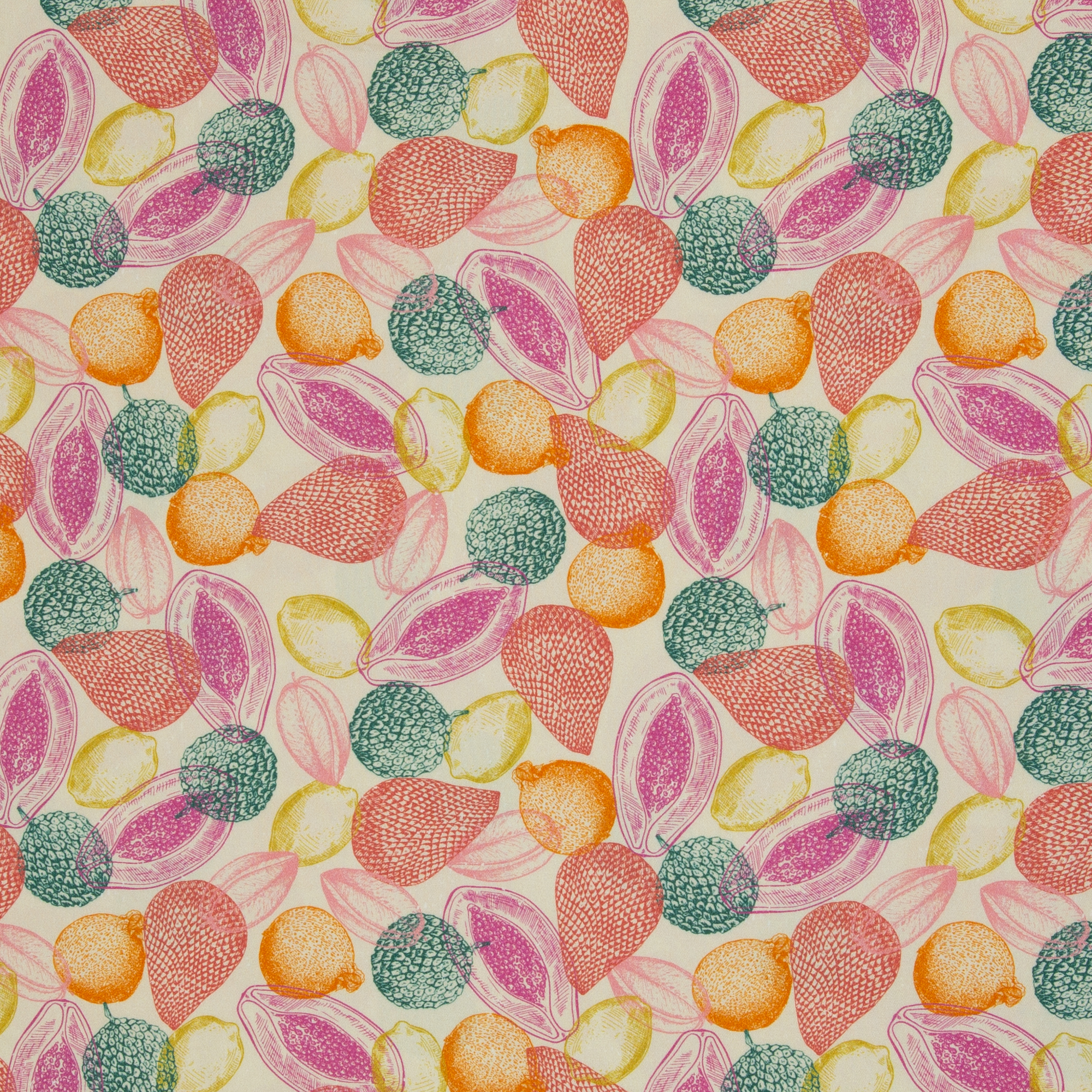 Fruit by Bienvenido Colorido, Viskose Webware Fruit by Bienvenido Colorido, Viskose Webware