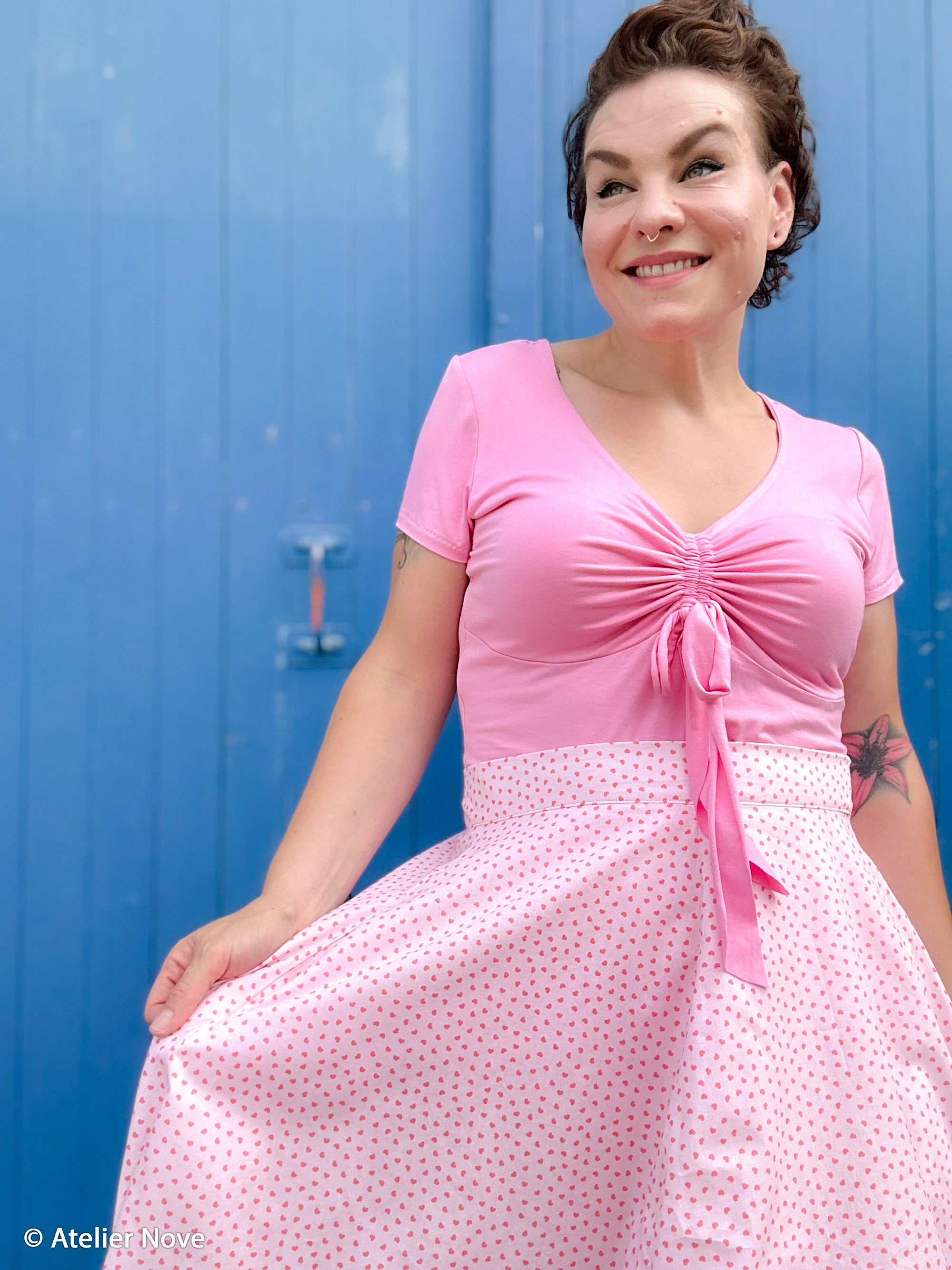000932 Plain, Pop pink