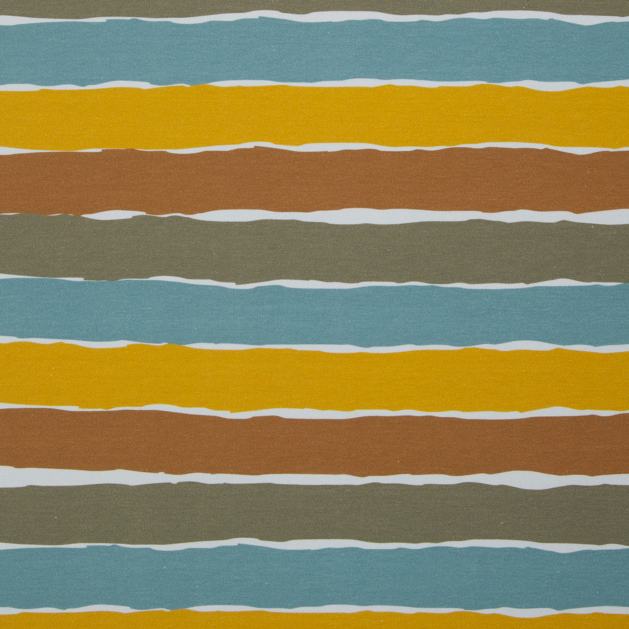 809803 Streifen, bunt/braun/ocker/blau