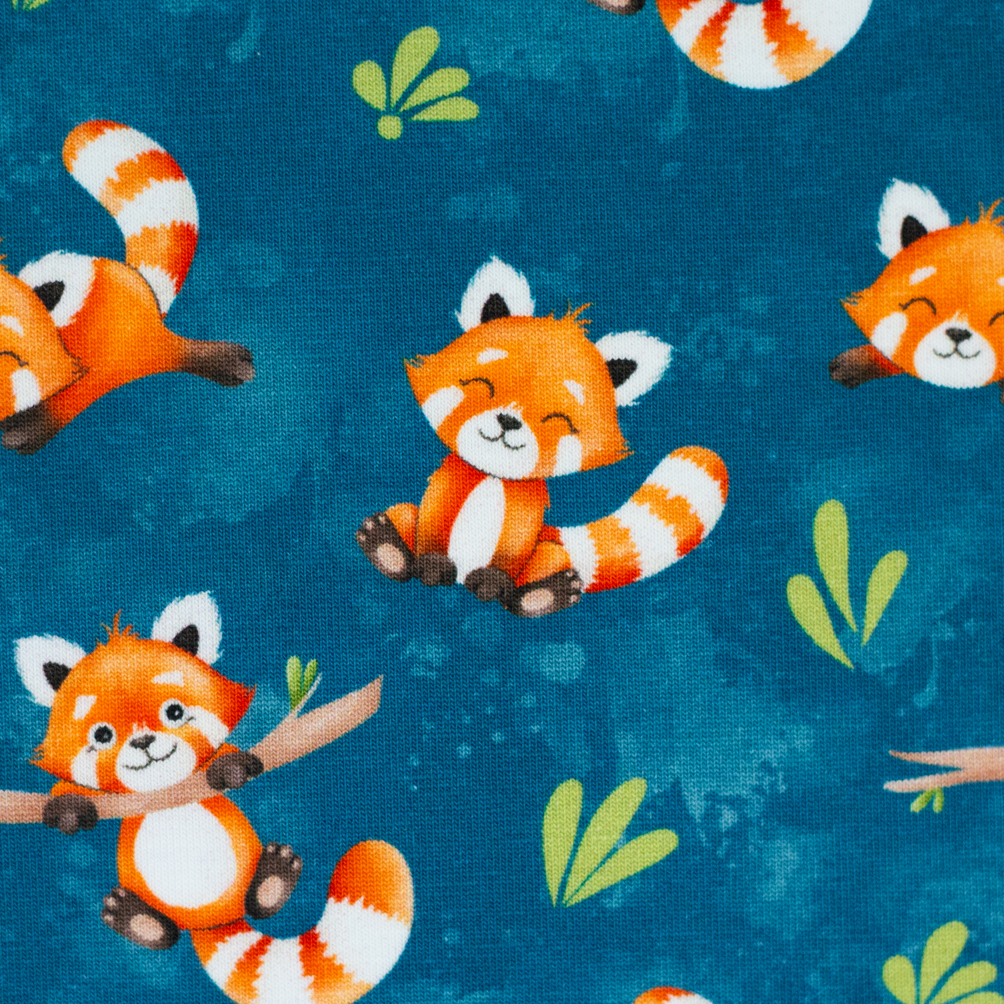 Rusty Panda by Mrs Mint Design, Jersey Baumwolle