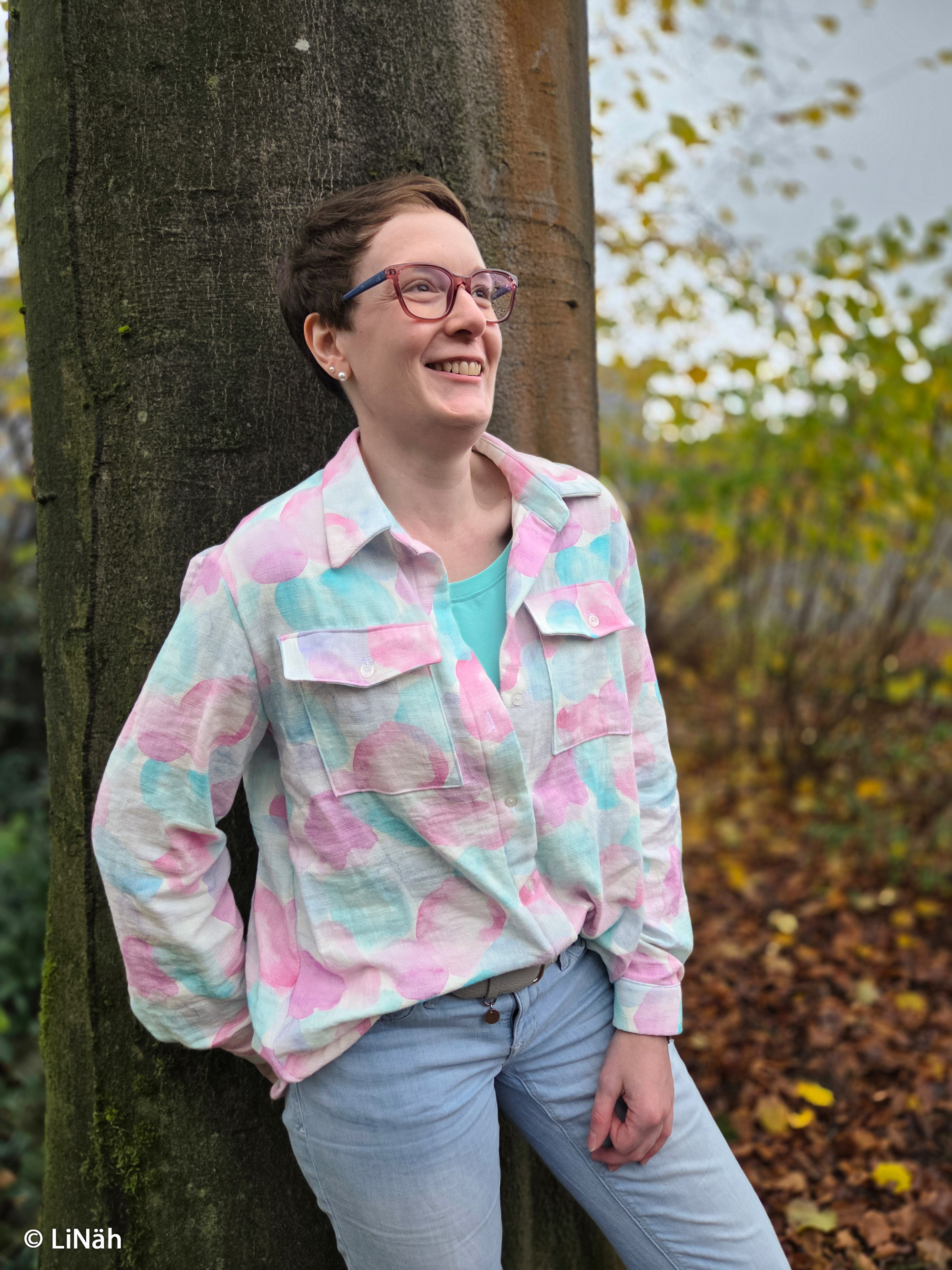 Leo Print by Hip Som Hap **Restschrumpfwert max. 5%**, Double Gauze