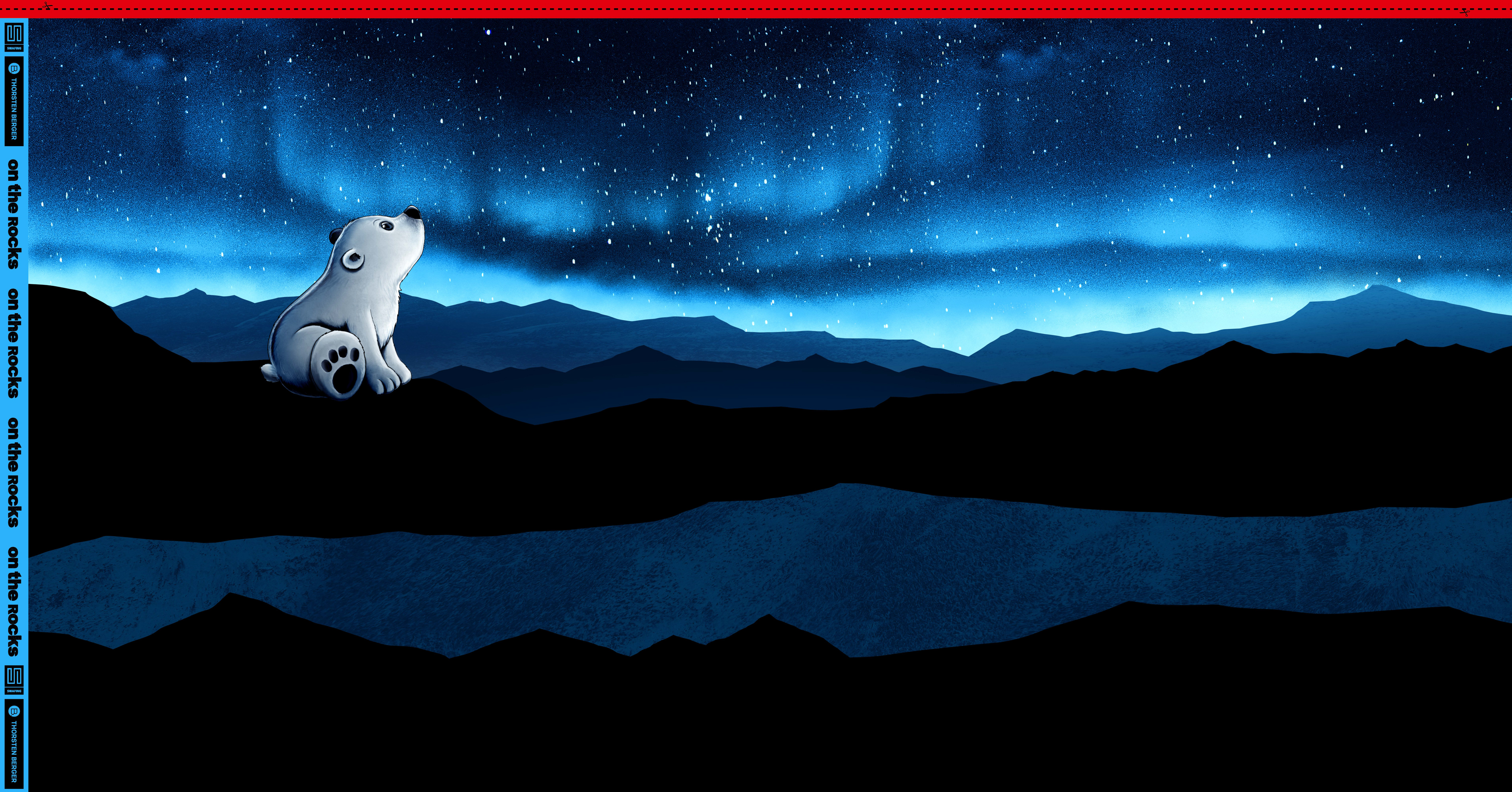 On The Rocks by Thorsten Berger **Panels ca. 85 cm**, Jogging brushed