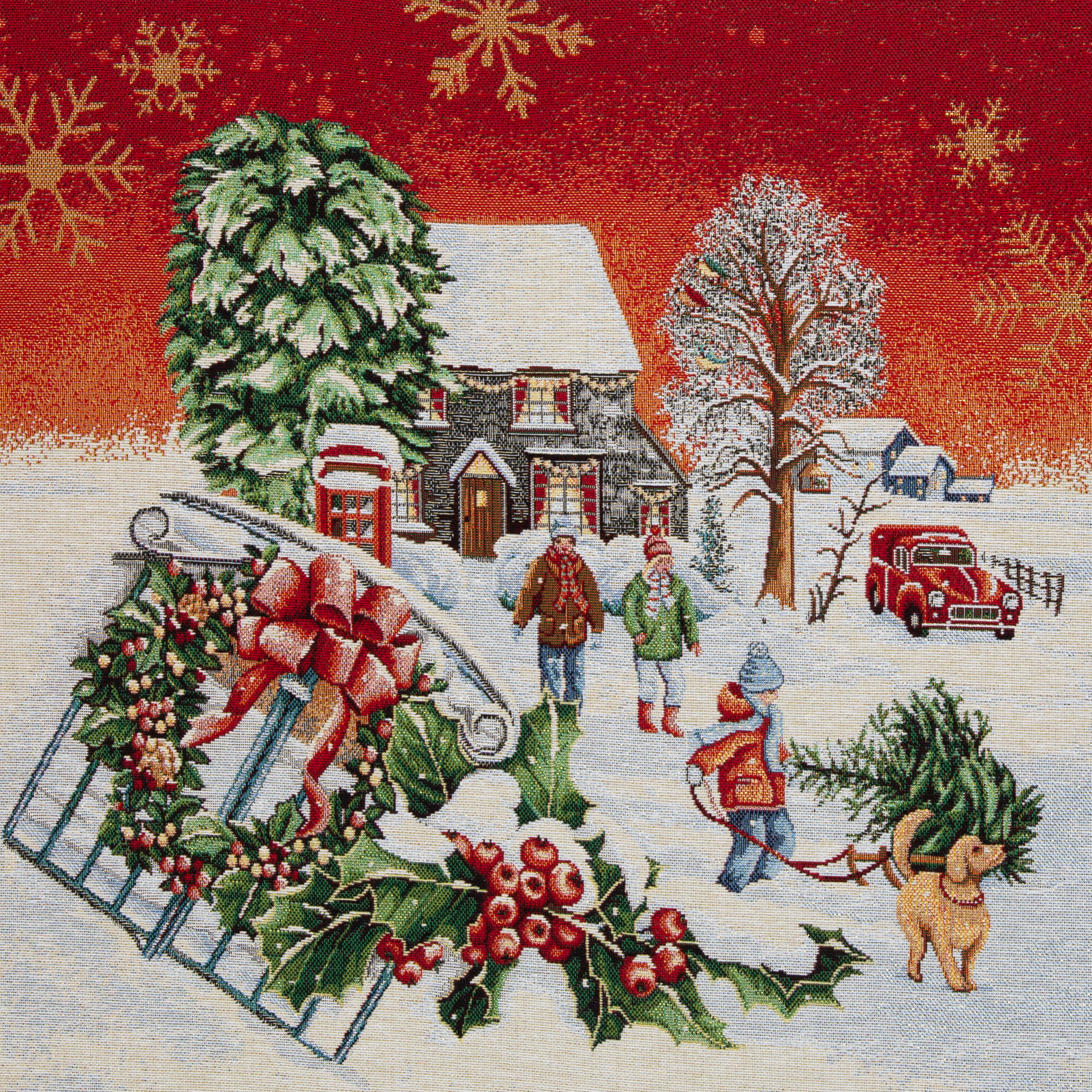 Christmas Pillow, Tapestry, Christmas, ca. 45x45cm Christmas Pillow, Tapestry, Christmas, ca. 45x45cm