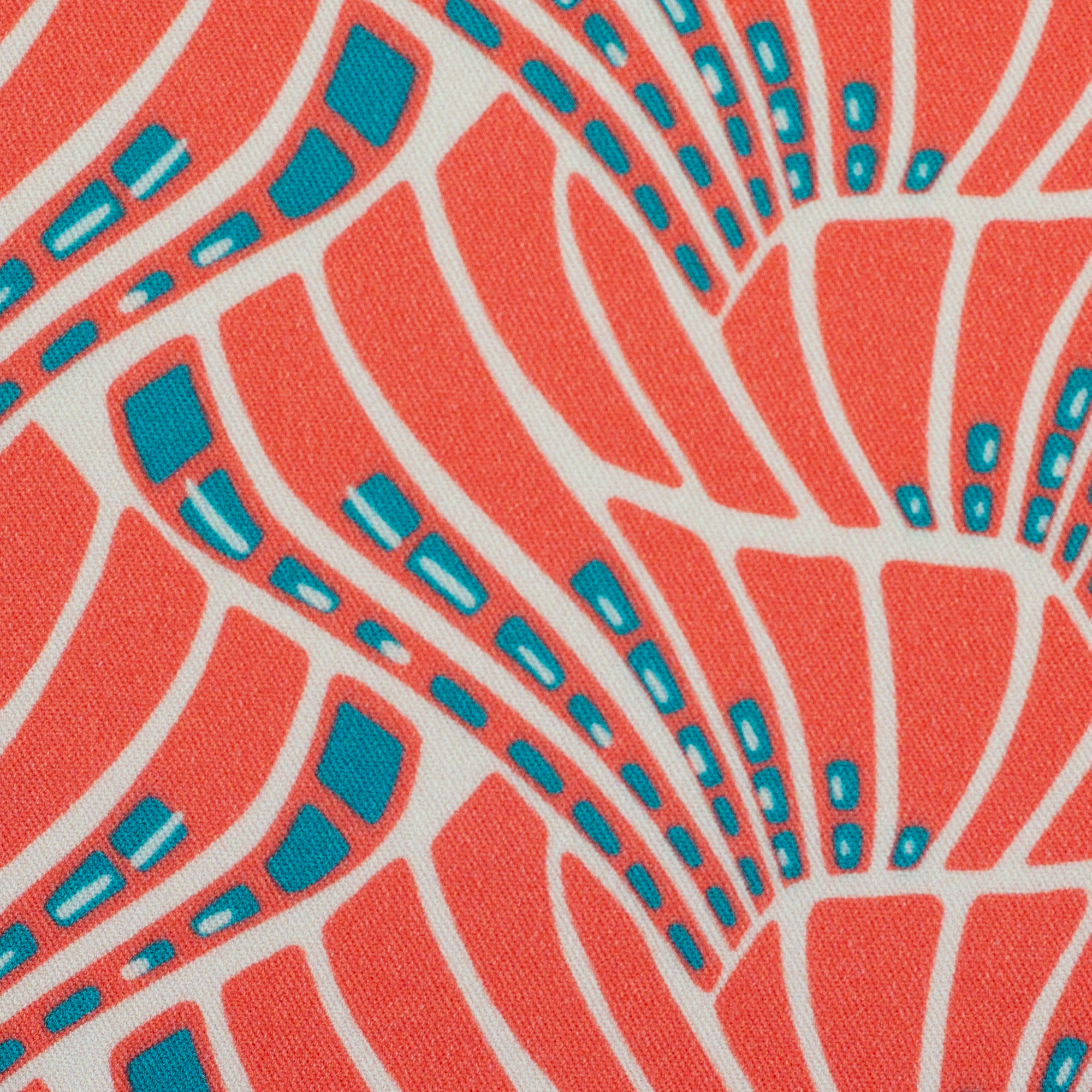 Vienna Coral by Bienvenido Colorido, Viskose Webware Vienna Coral by Bienvenido Colorido, Viskose Webware