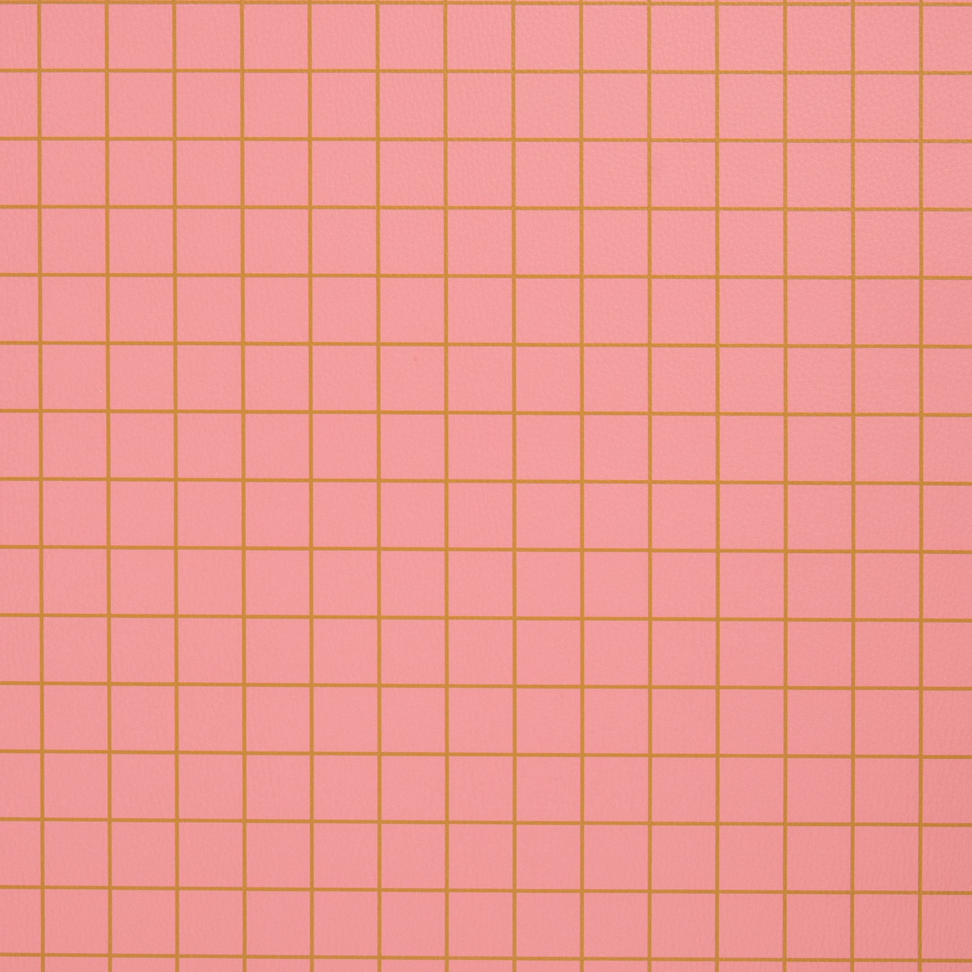 Kunstleder Happy Collection apricot mit Karos - 40 cm Ausschnitt