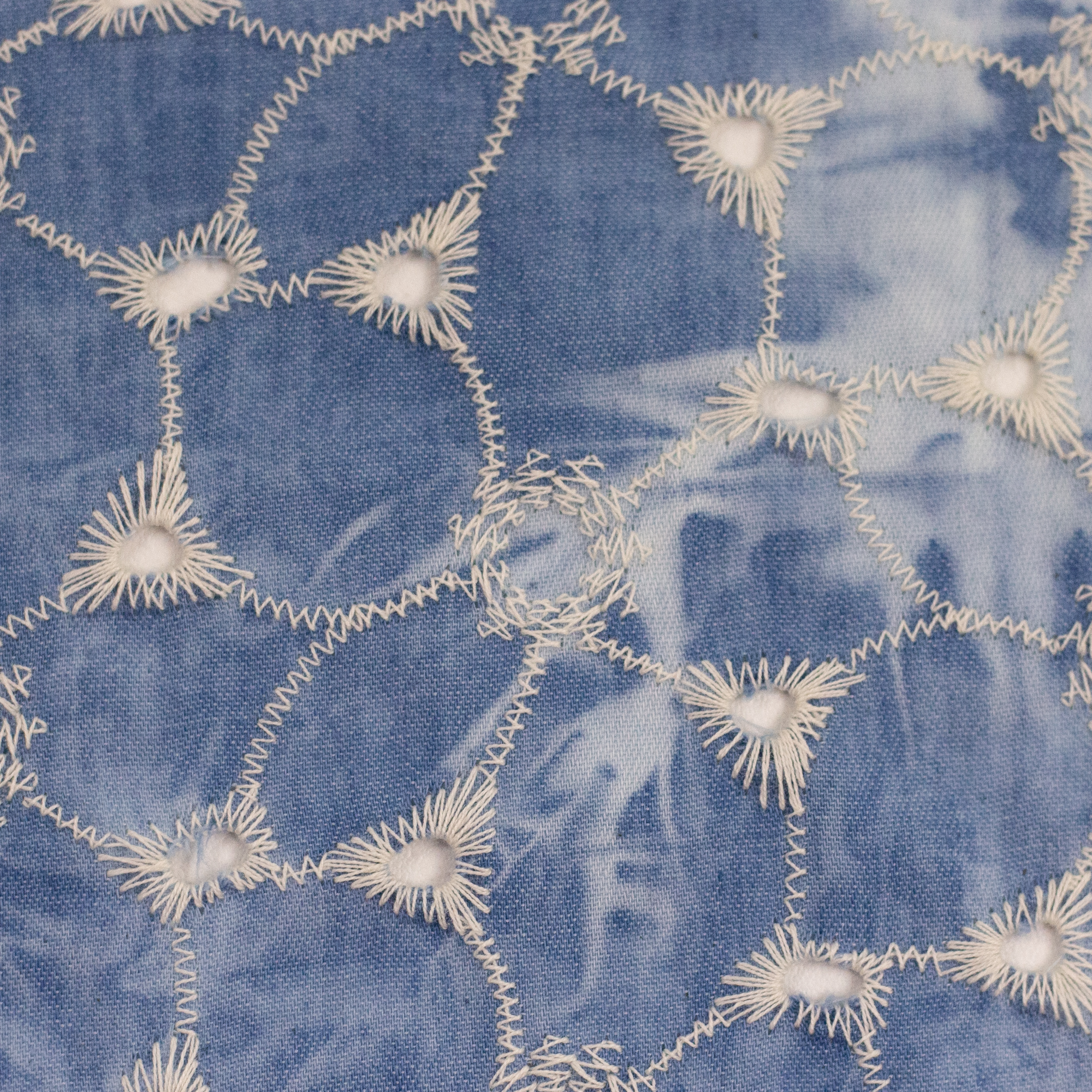 Jonte **Stickerei**, Baumwolle Webware