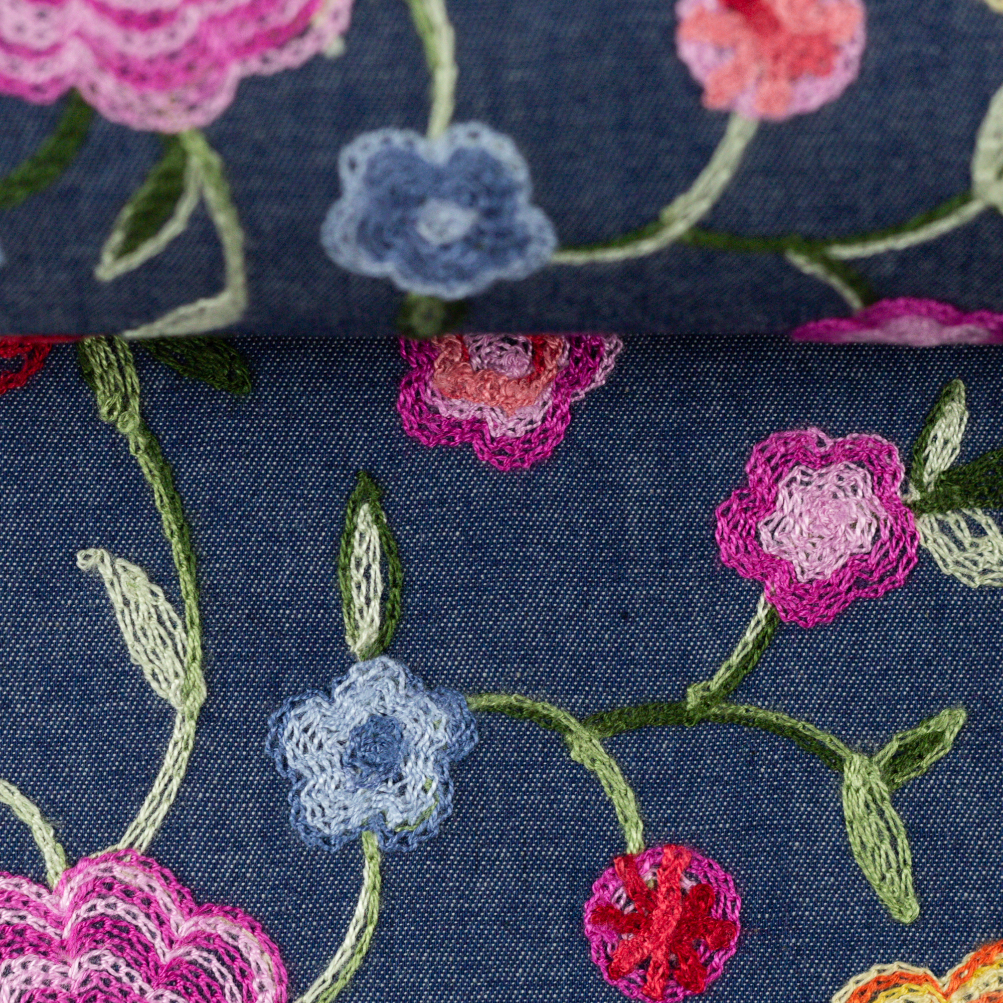 Jasmin **Stickerei**, Mixed fabric