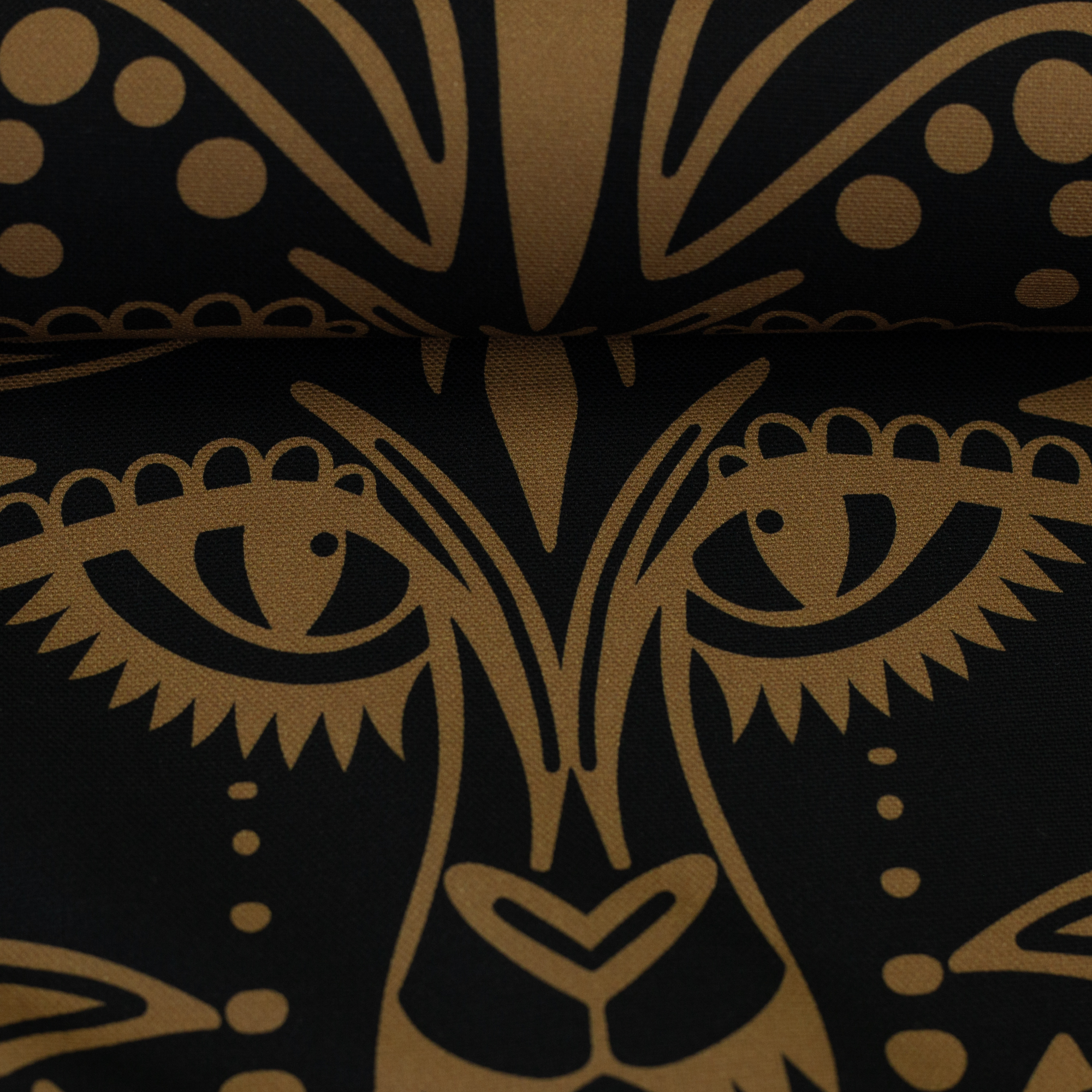 Tigerelle by Cherry Picking – canvas in black, on the fabric bolt