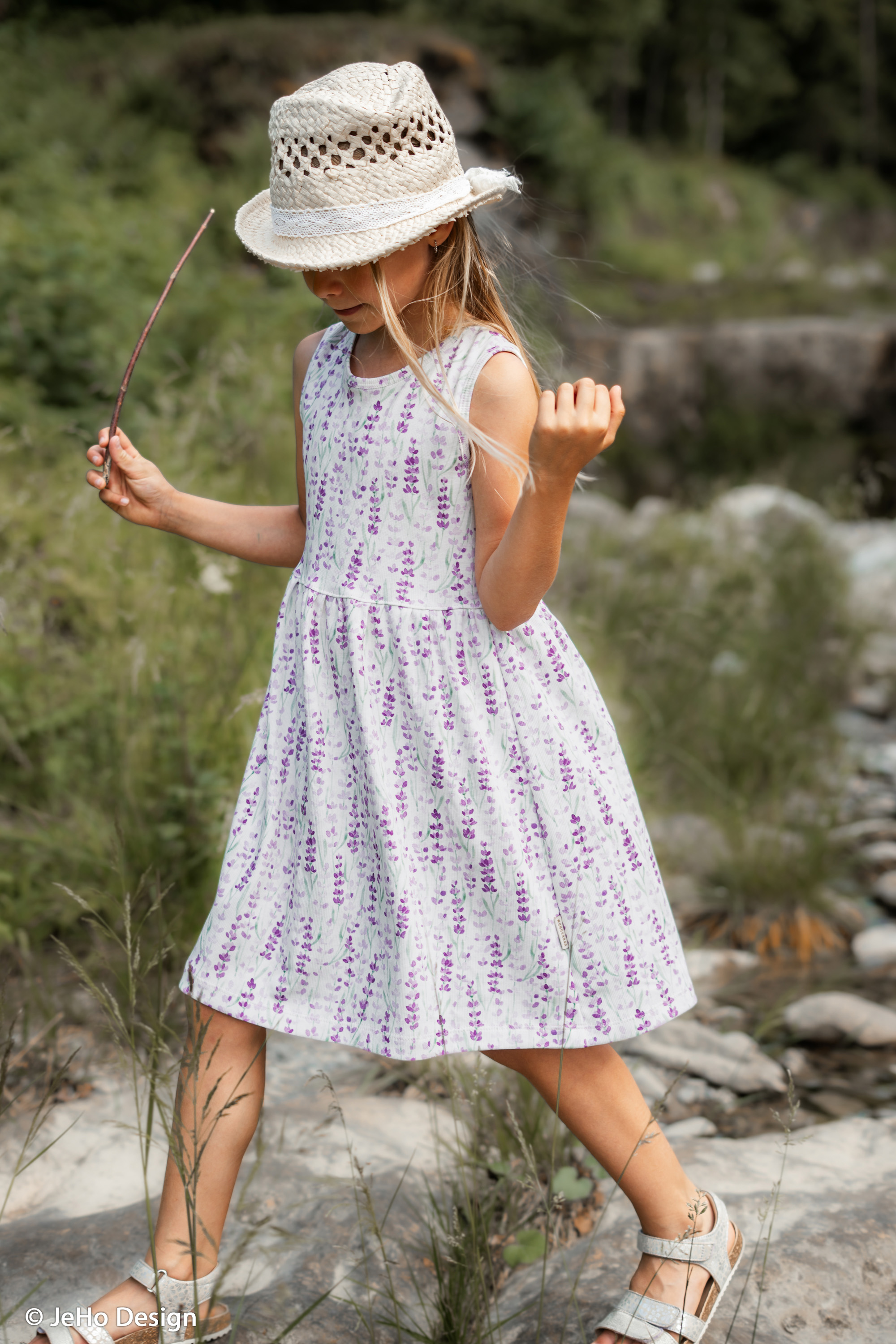 Nähbeispiel von Je Ho Design aus Lavender, in naturweiß (ecru)