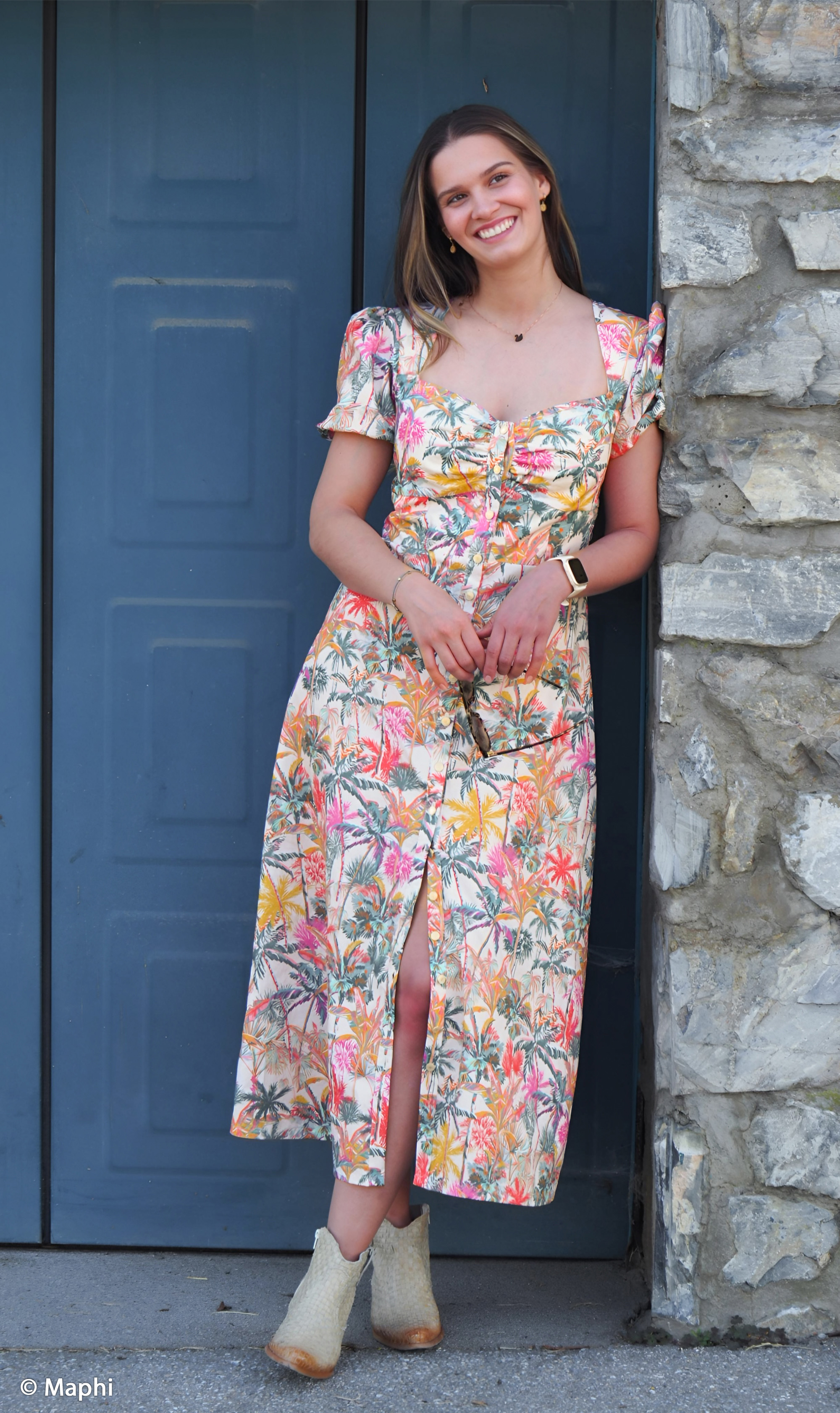 Tropical Palms by Bienvenido Colorido, Baumwolle Webware Tropical Palms by Bienvenido Colorido, Baumwolle Webware