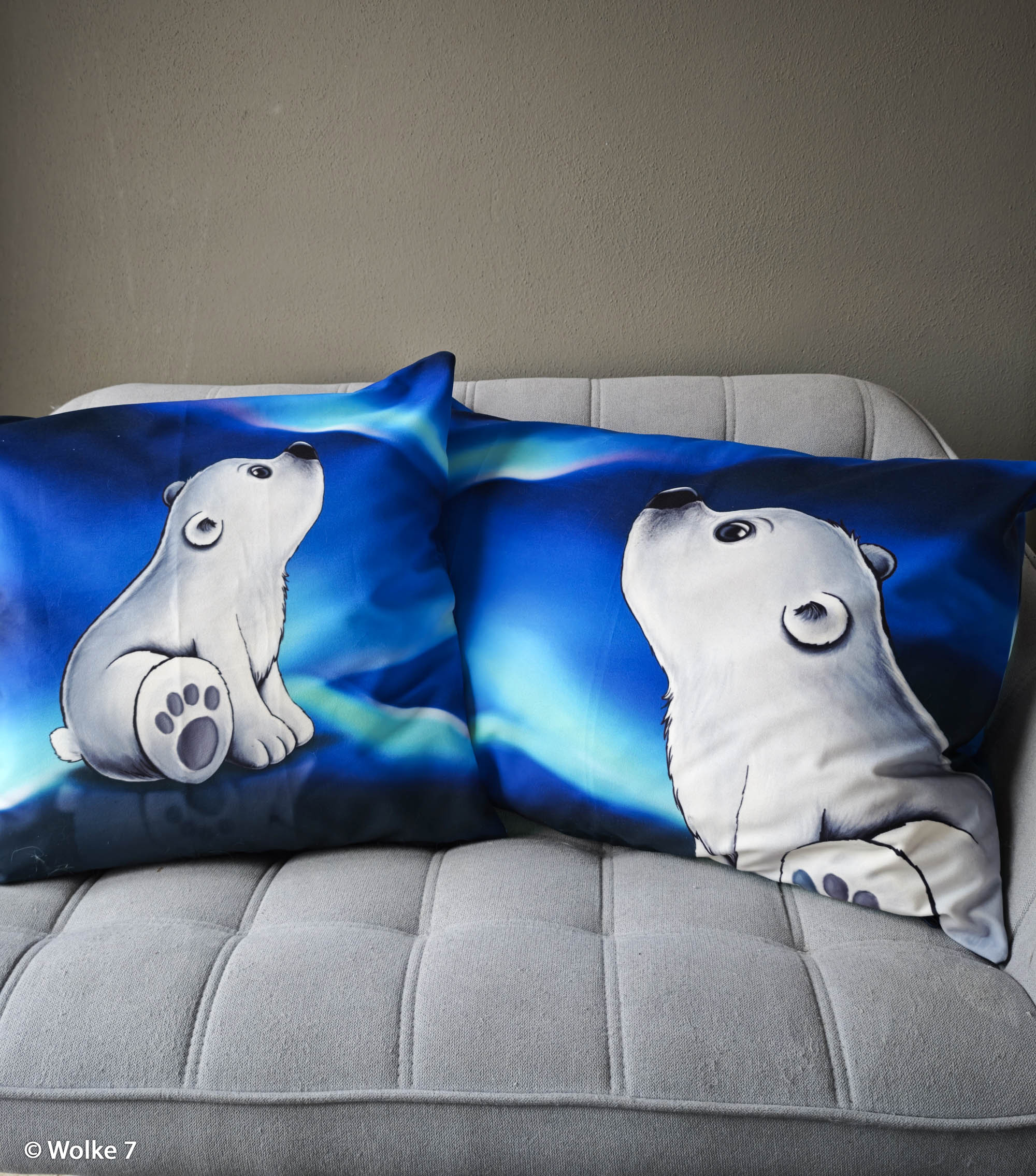 On The Rocks Pillows by Thorsten Berger **Panel ca. 105cm**, Samt