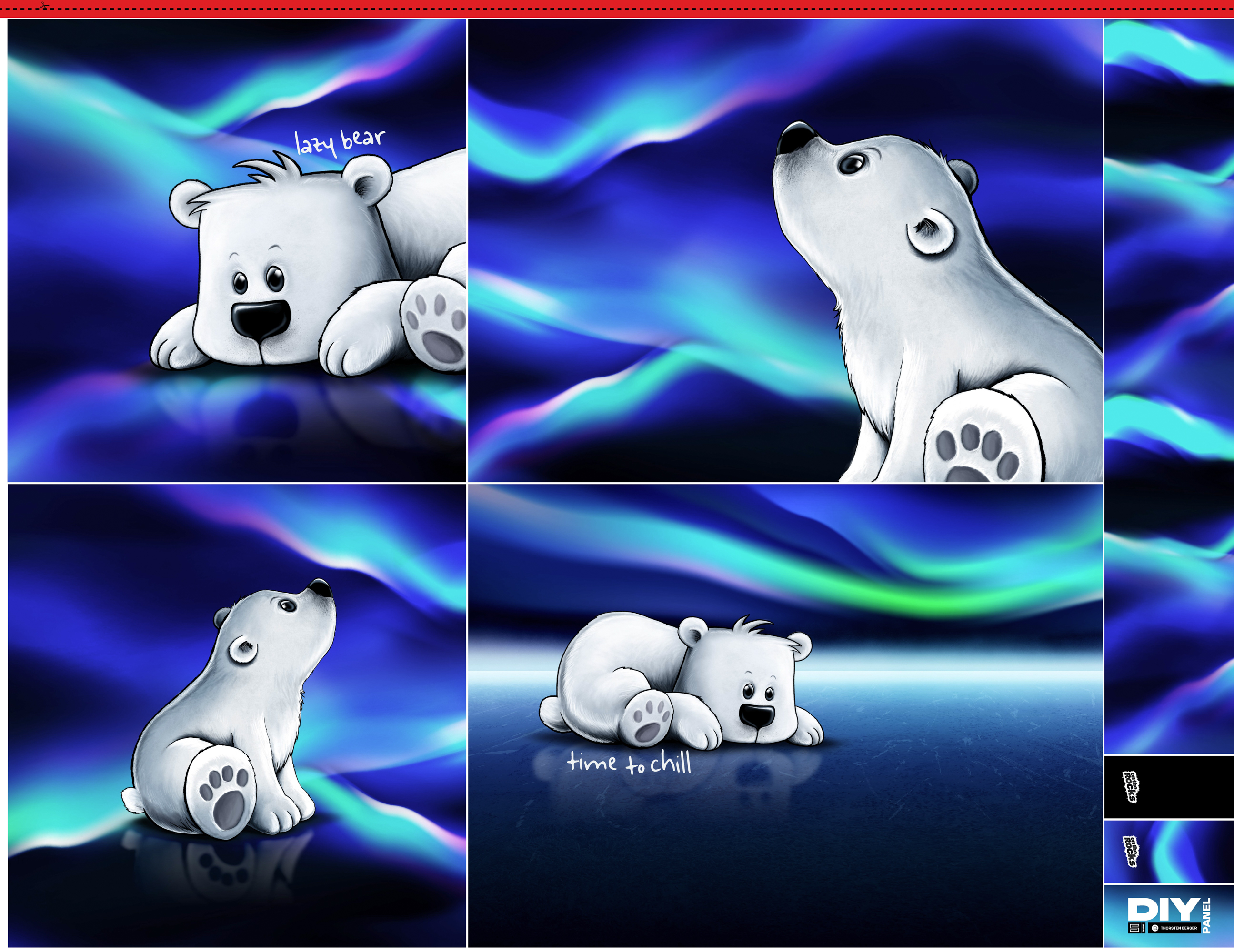 On The Rocks Pillows by Thorsten Berger **Panel ca. 105cm**, Samt