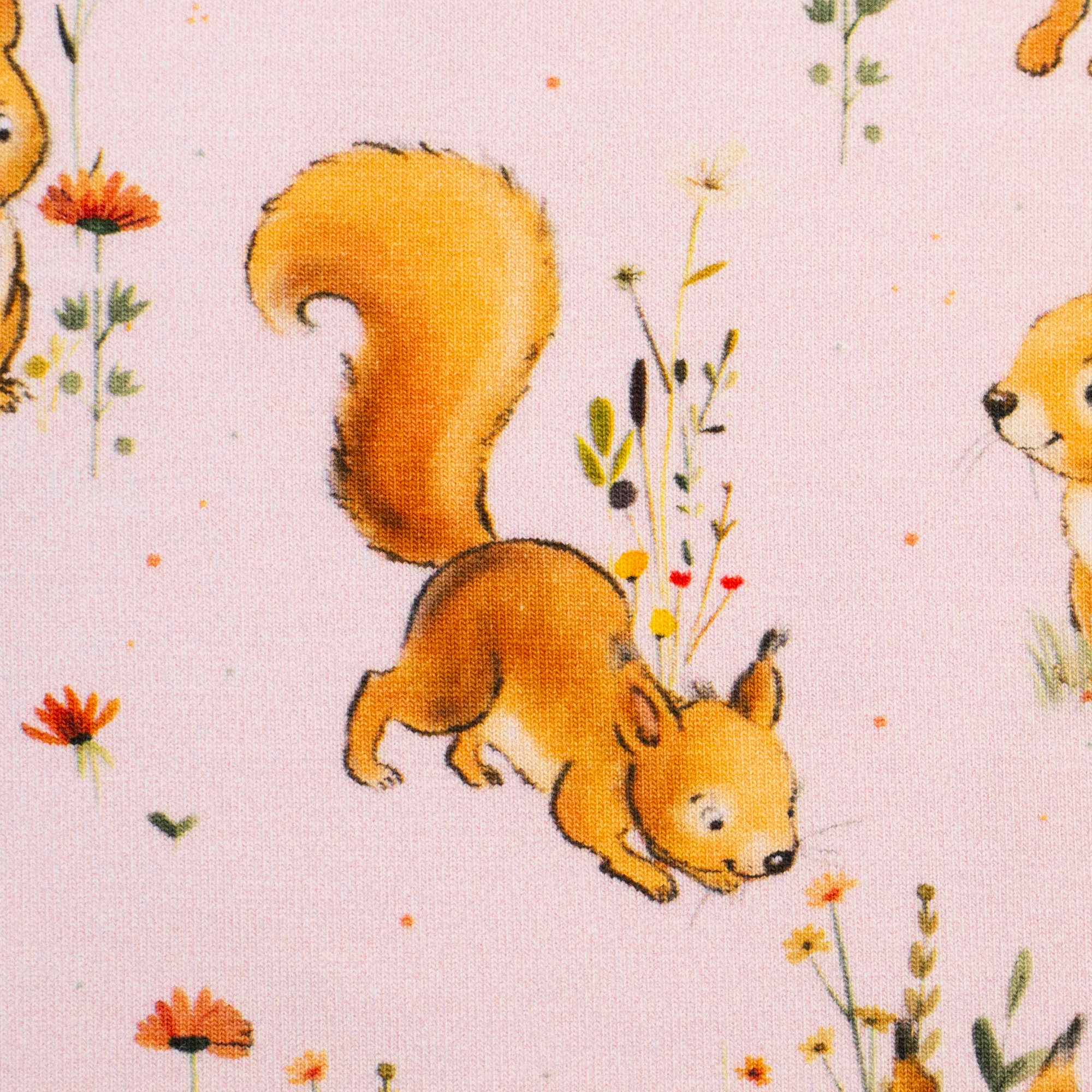 Forest Animals, Jersey Baumwolle