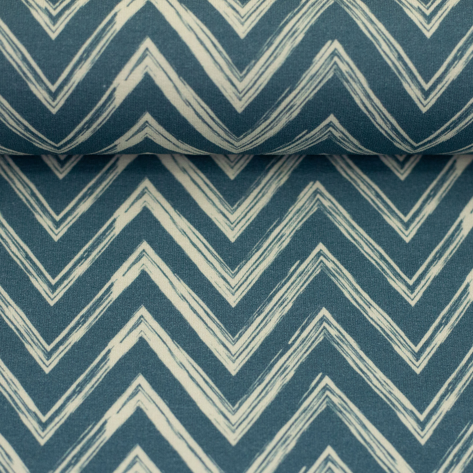 Chalk Chevron by Bienvenido Colorido, French Terry