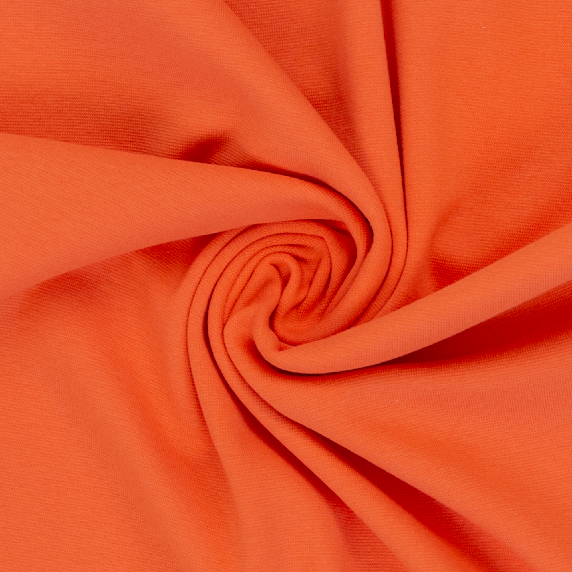 Heike FS27 – Bündchen in orange, drapiert dargestellt
