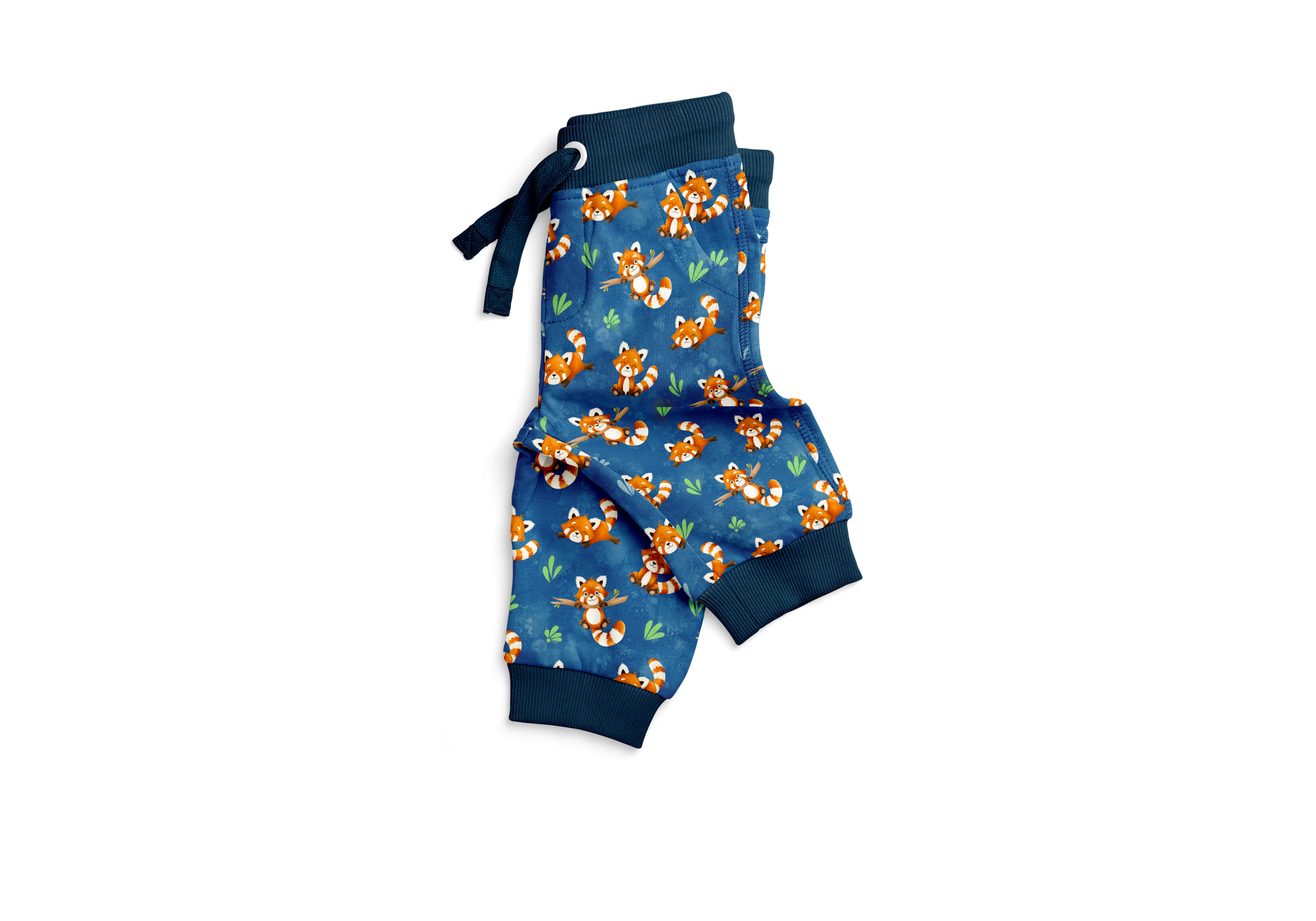 Rusty Panda by Mrs Mint Design, Jersey Baumwolle