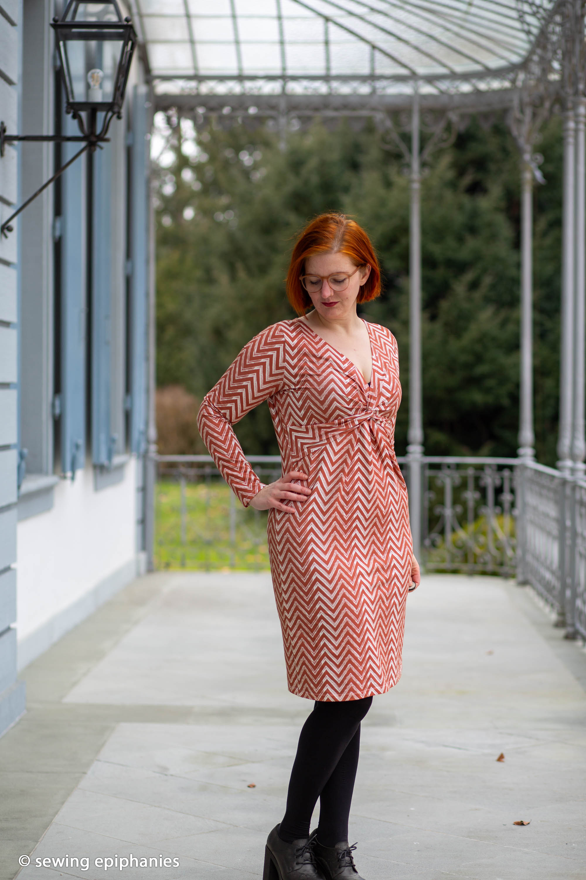 861713 Chevron, naturweiß/bruscetta