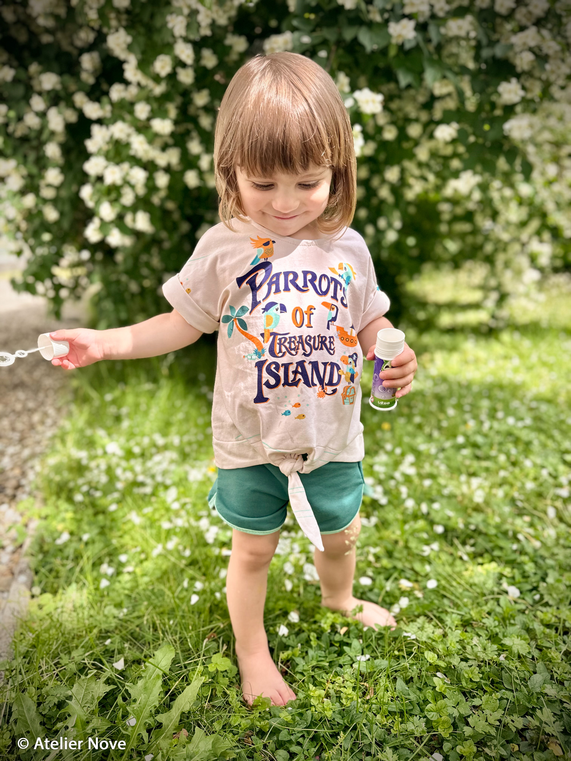 228170 Panel, ca. 85cm, Piraten, beige