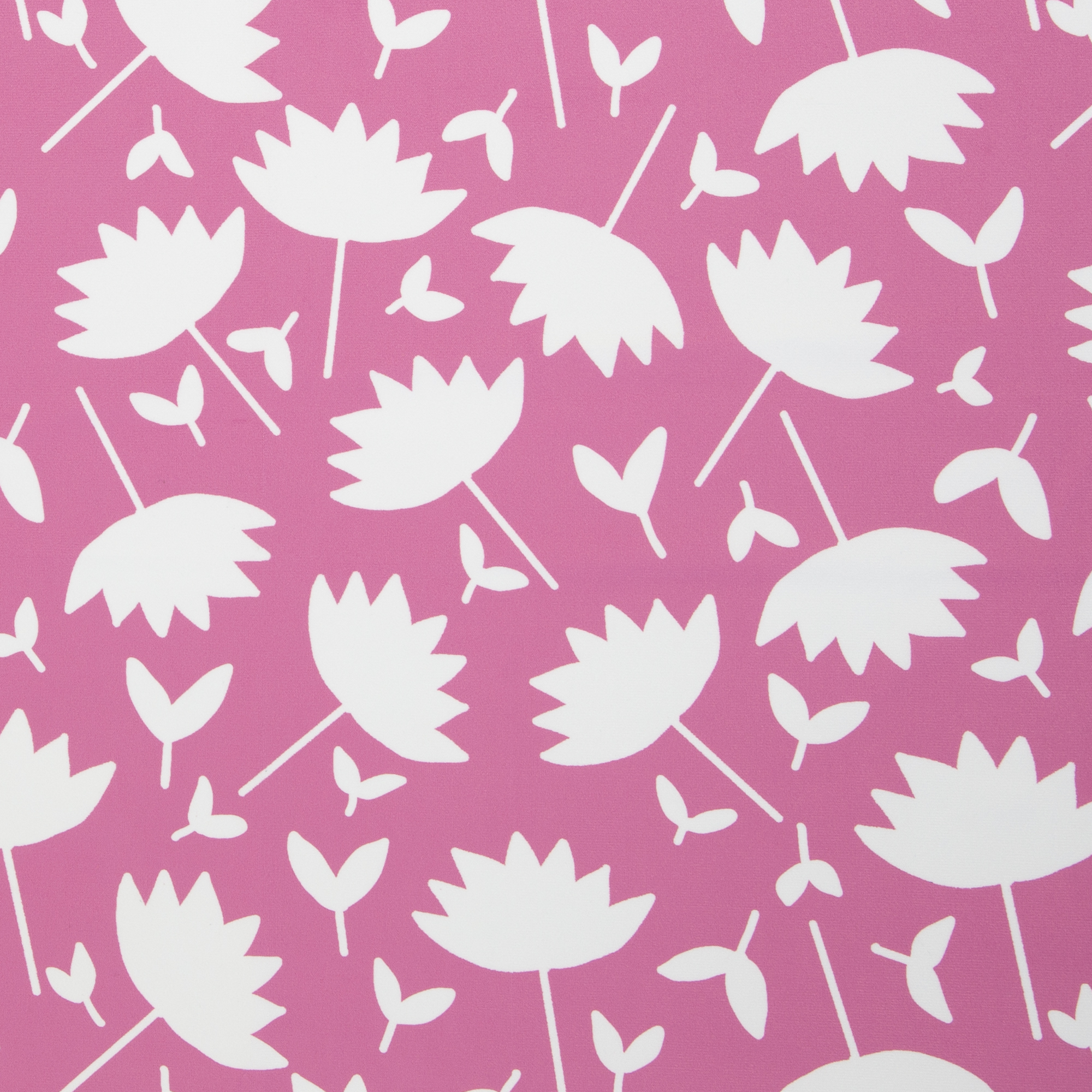 Velvet Flowers by Emjo Design – Samt mit Blumen-Motiv in Hellpink/Weiß (933011), 40 cm-Ausschnitt