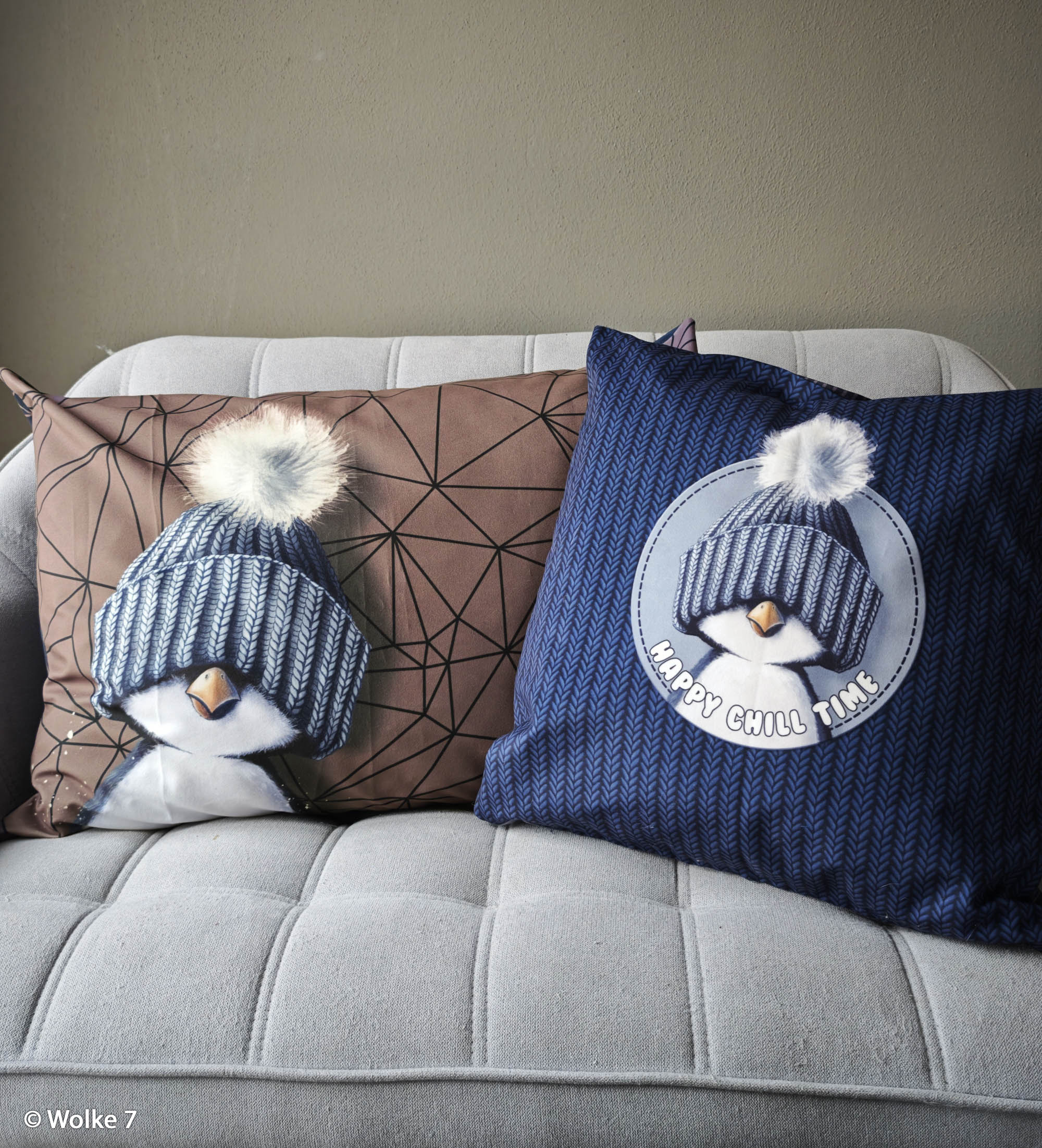 613596 Pinguin, Mütze, dunkelblau