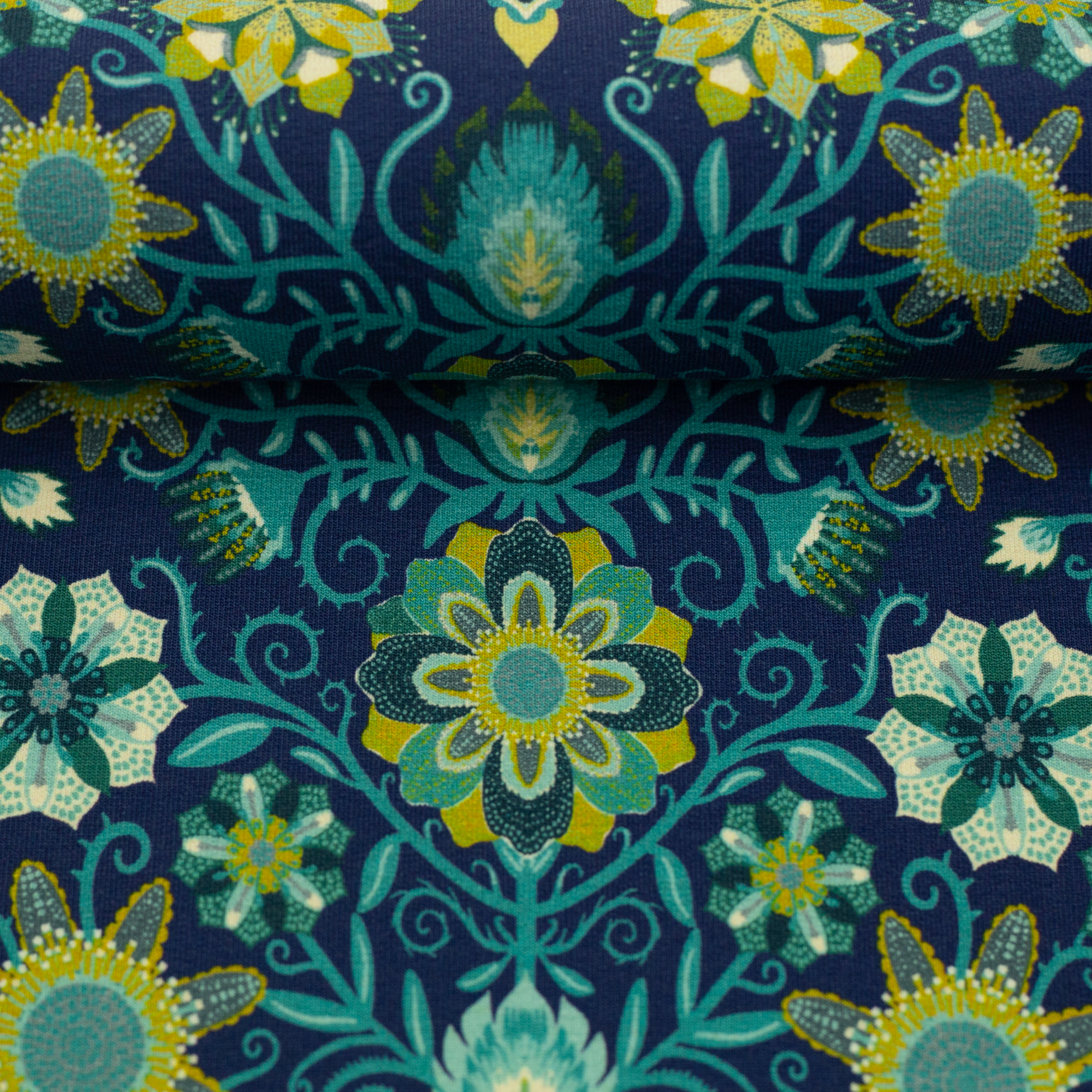 Tropical Flowers by Bienvenido Colorido, French Terry Tropical Flowers by Bienvenido Colorido, French Terry