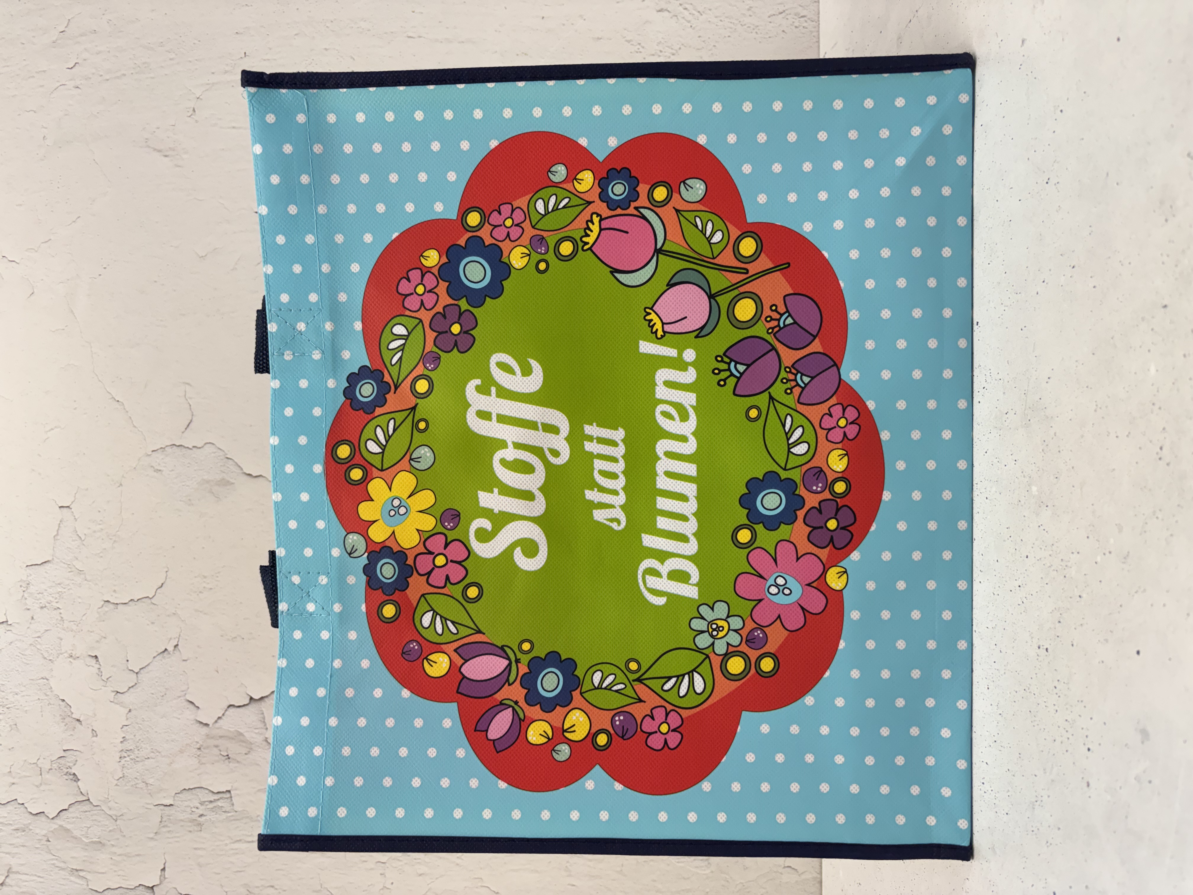Sewing project by Stoffe made with Statt, Blumen and Tasche