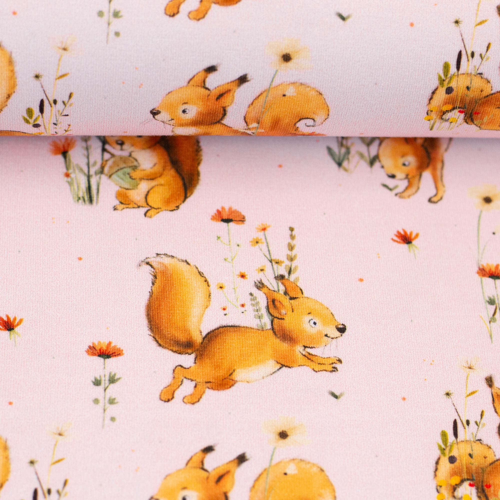 Forest Animals, Jersey Baumwolle