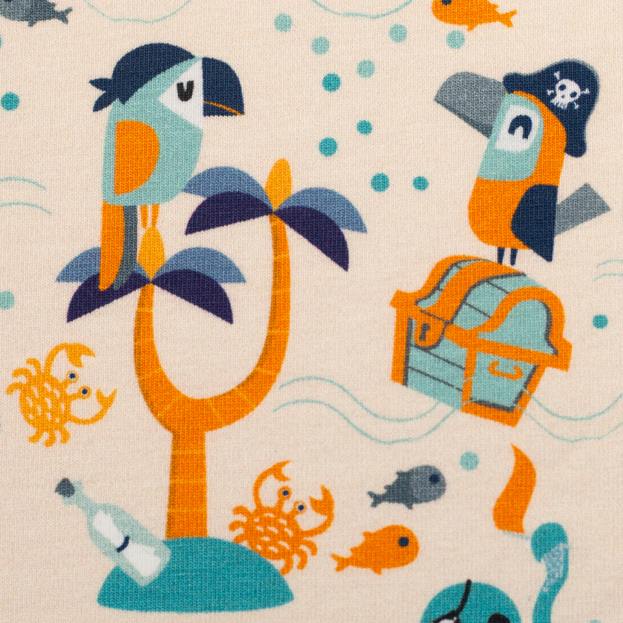 Parrots by Bienvenido Colorido, Jersey Baumwolle Parrots by Bienvenido Colorido, Jersey Baumwolle