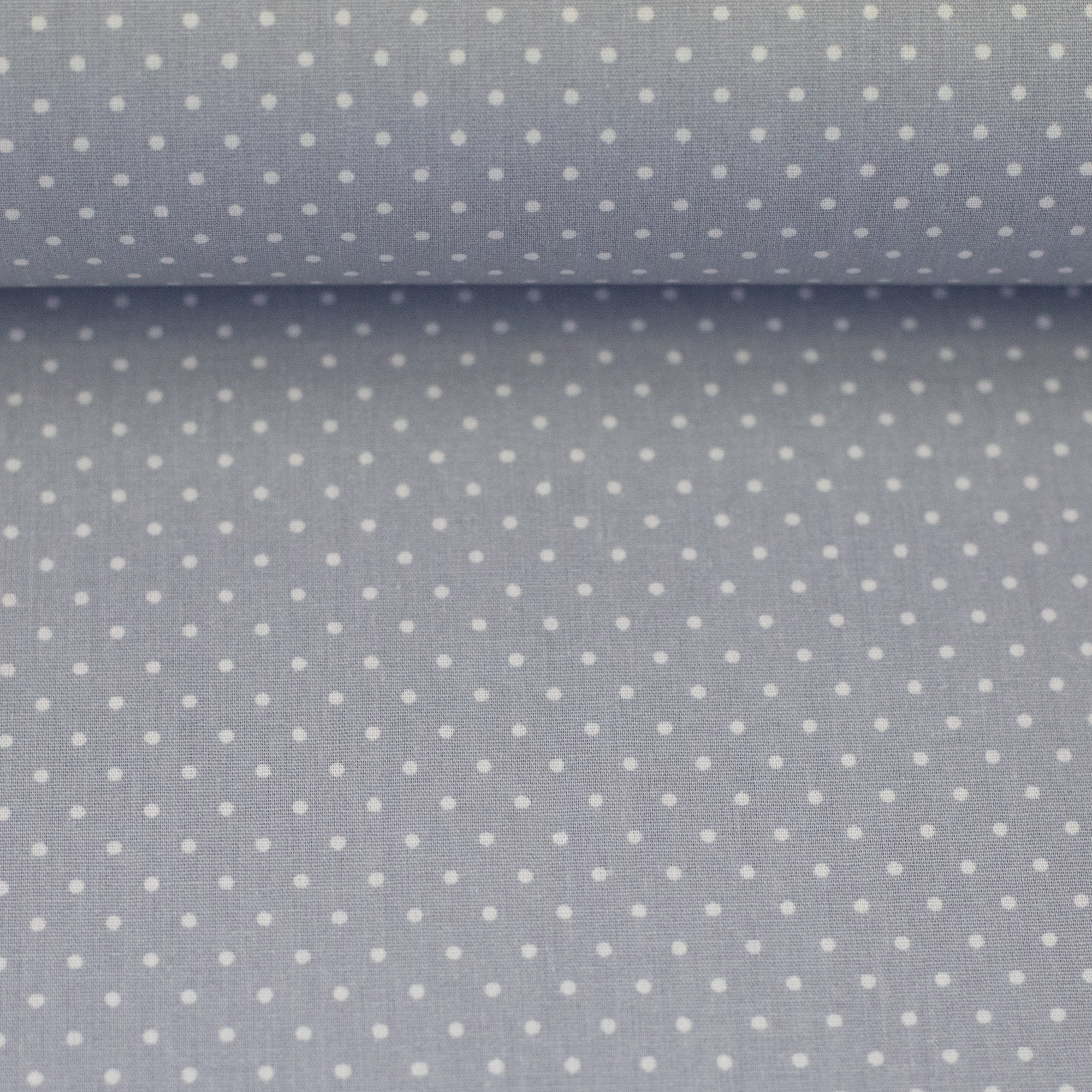 Lugano – woven cotton fabric in grey, on the fabric bolt