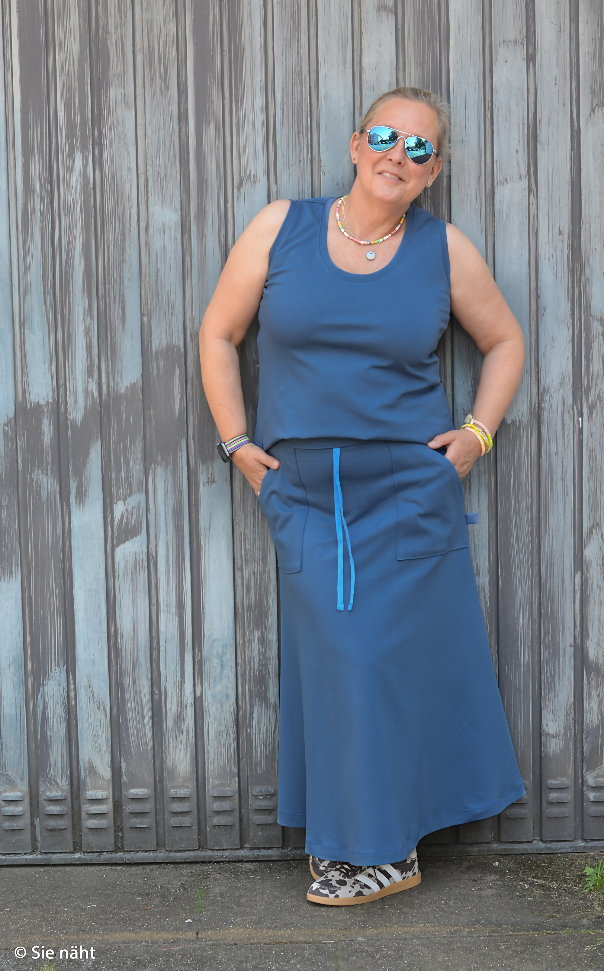 000259 uni, jeansblau