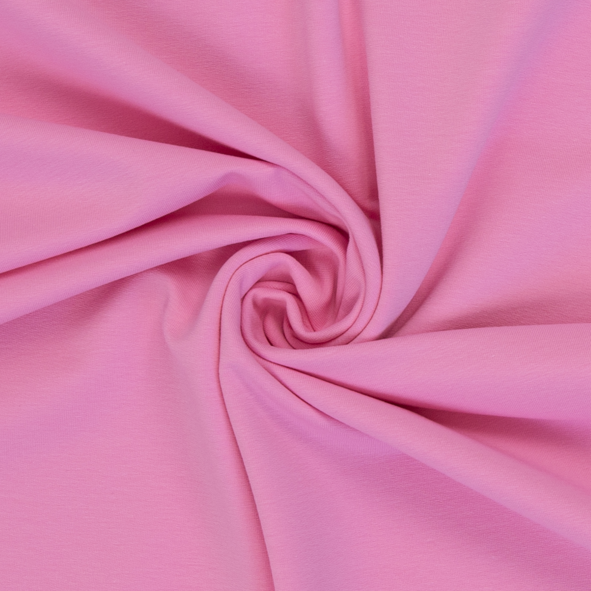 Maike FS27 – French Terry in hellpink, drapiert dargestellt