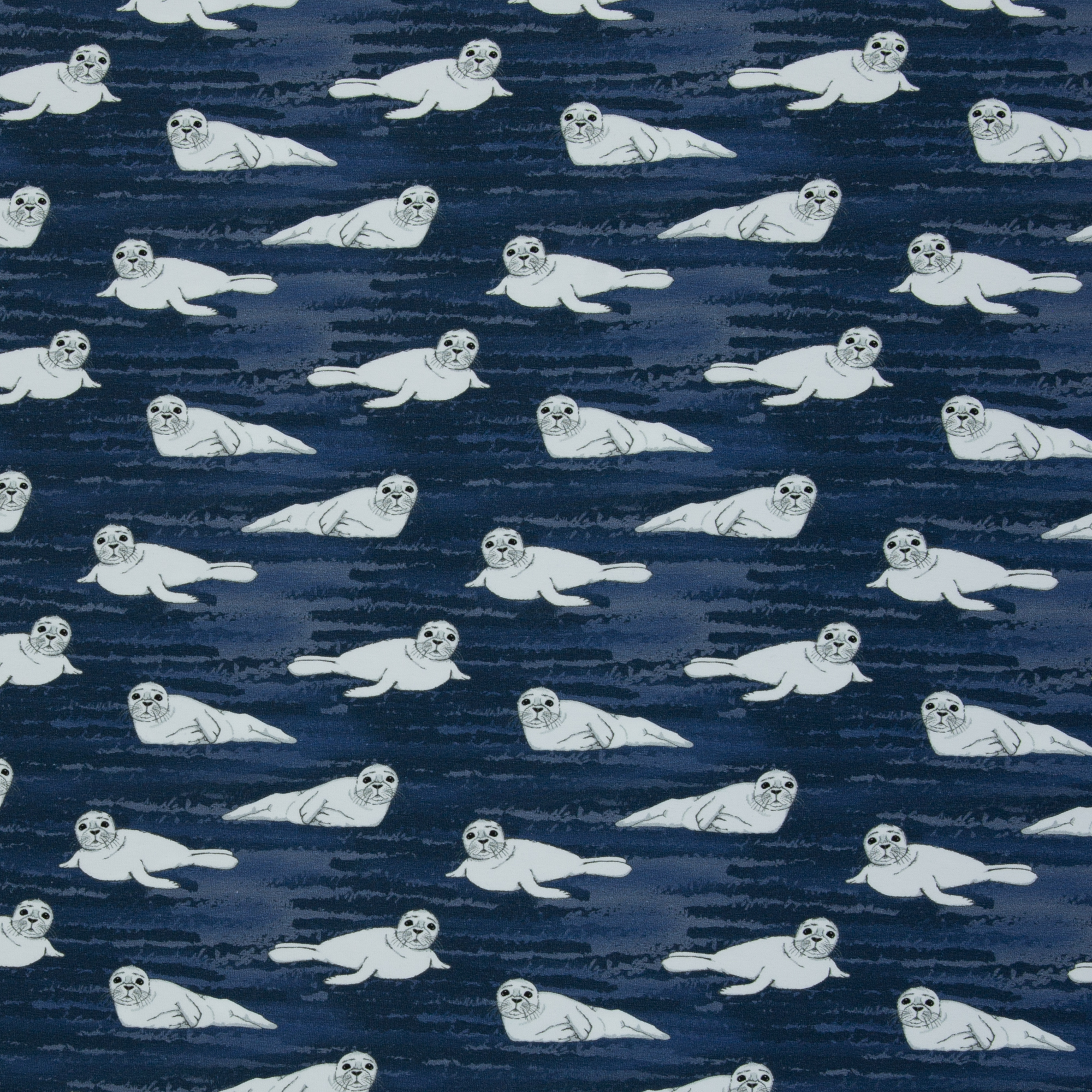 Arctic Animals by JaTiJu, Jersey Baumwolle