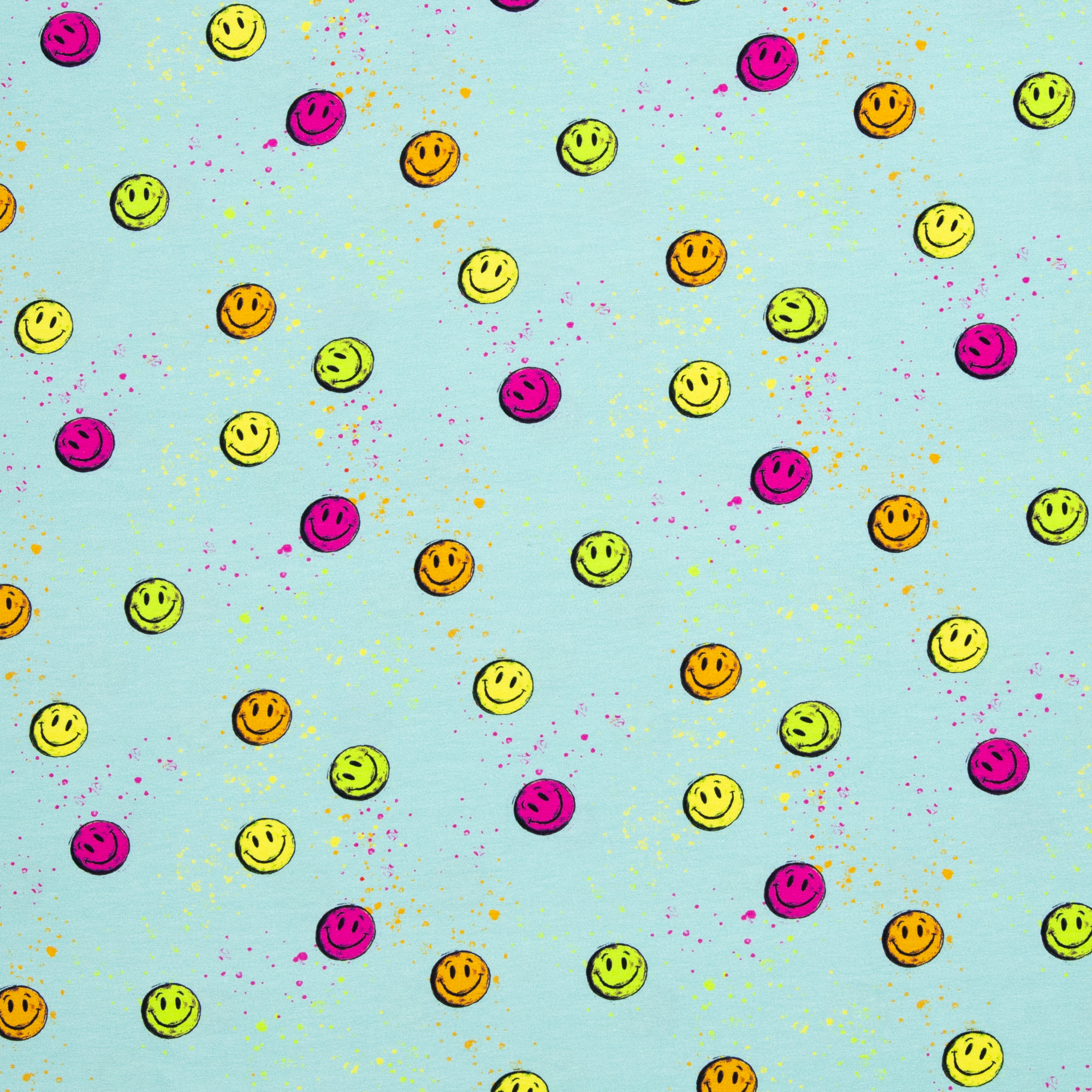 Happy by Christiane Zielinski, Cotton Jersey