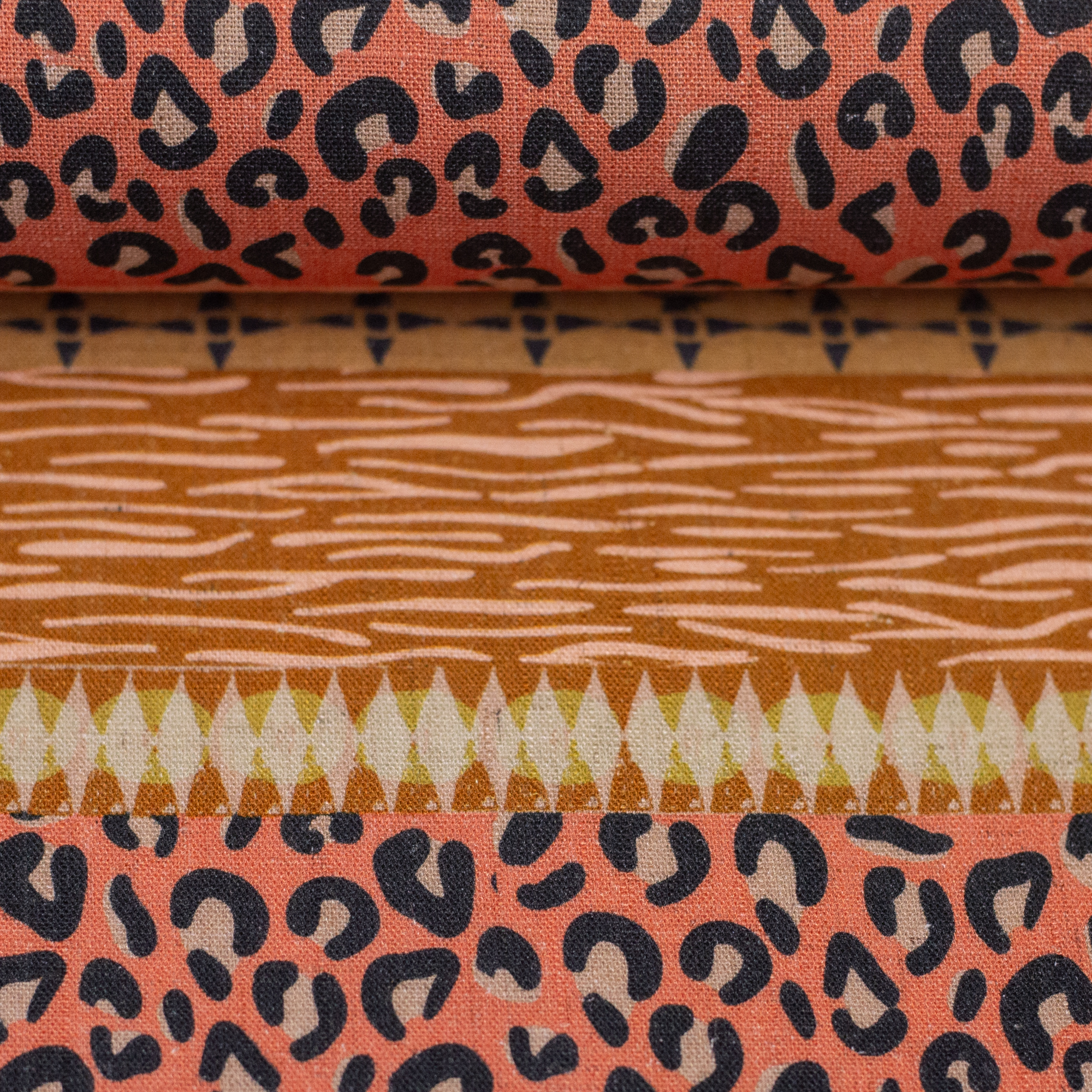 Wild Stripes by Bienvenido Colorido, Mixed fabric