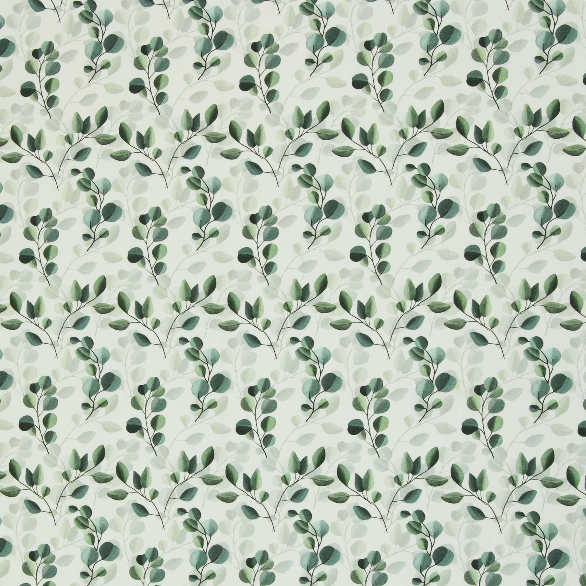 Tarrenz, Woven Cotton, Eucalyptus, green/white