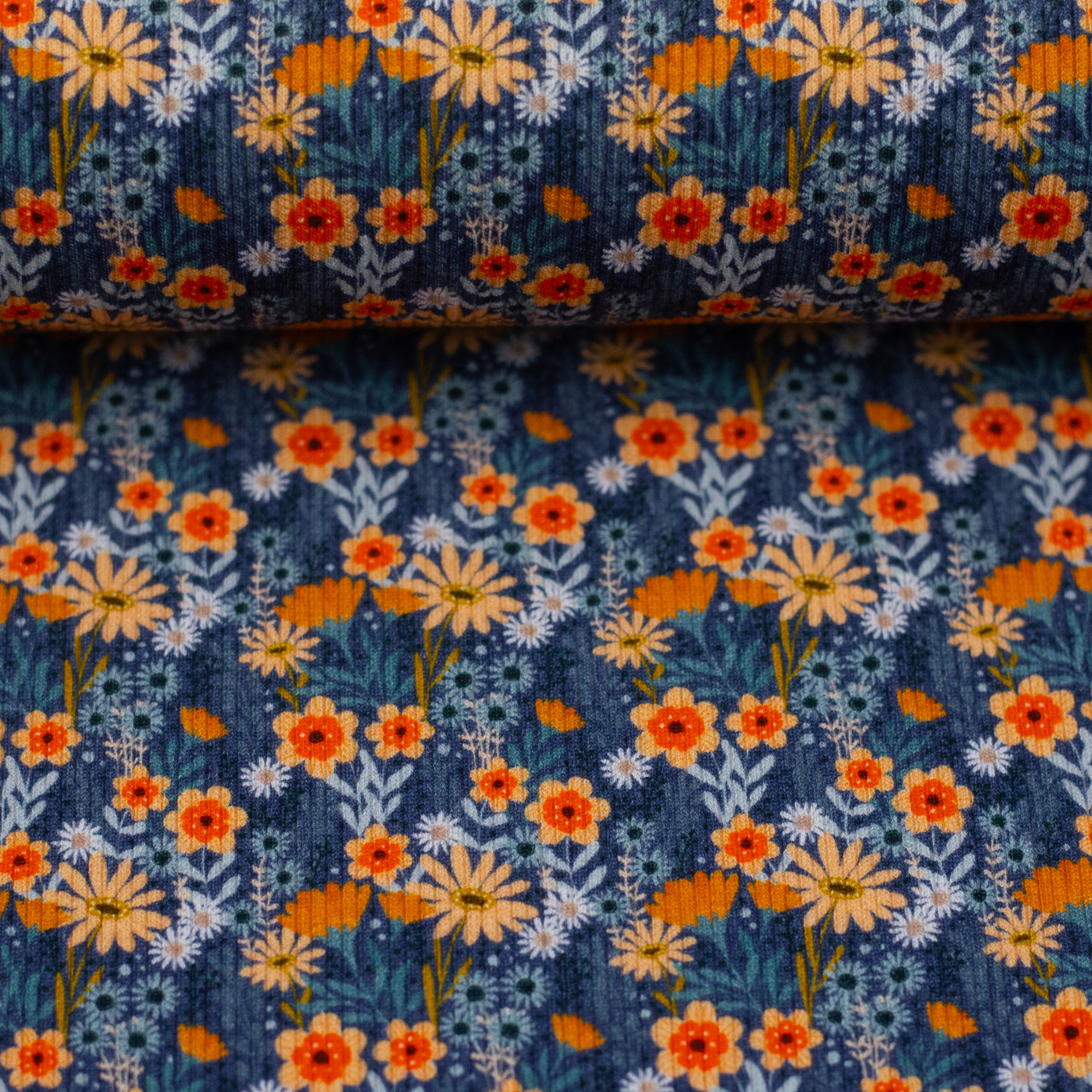 Sunny Meadow by Claire´s Creative Forest, Rib Jersey