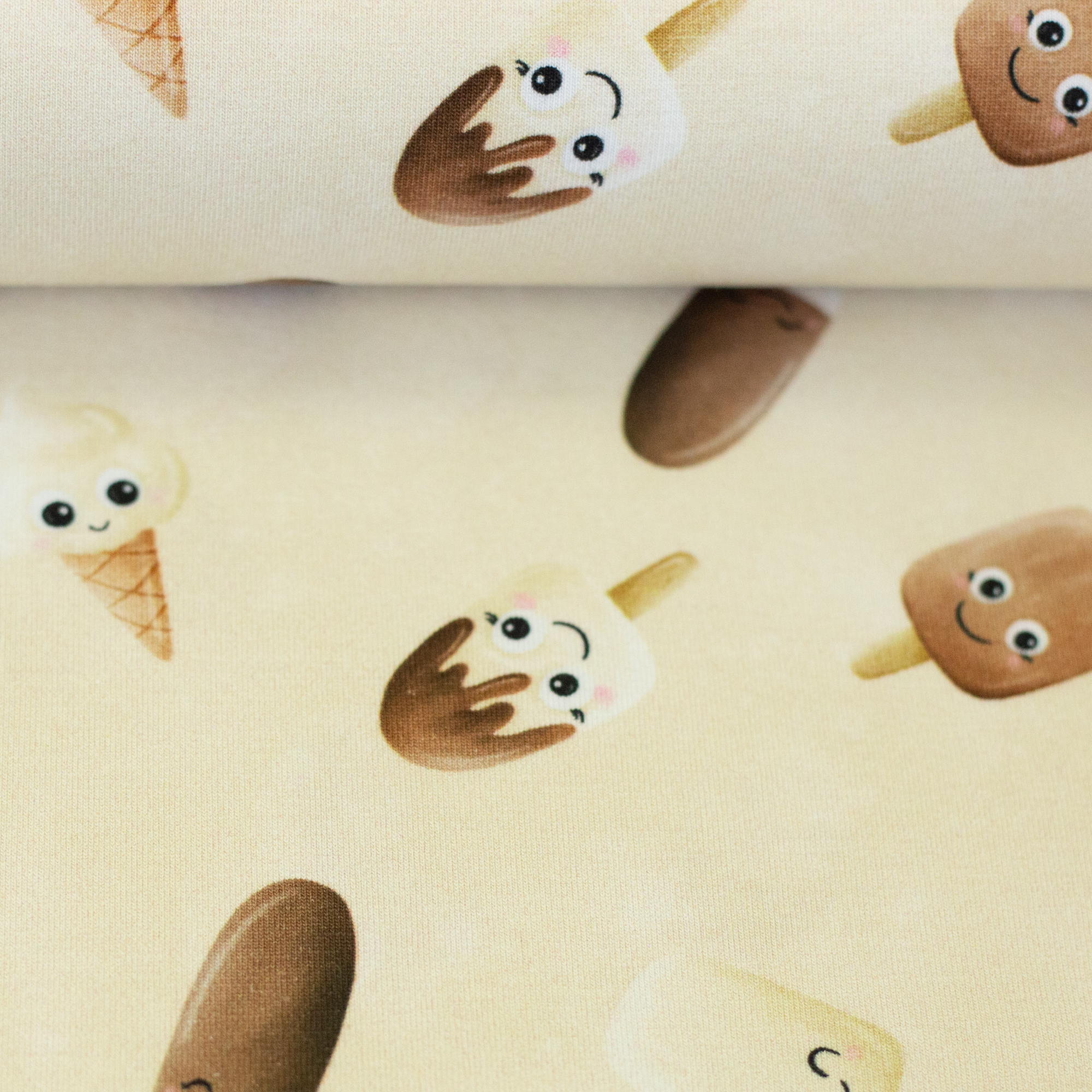 Frosty Vibes by Mrs. Mint, Cotton Jersey