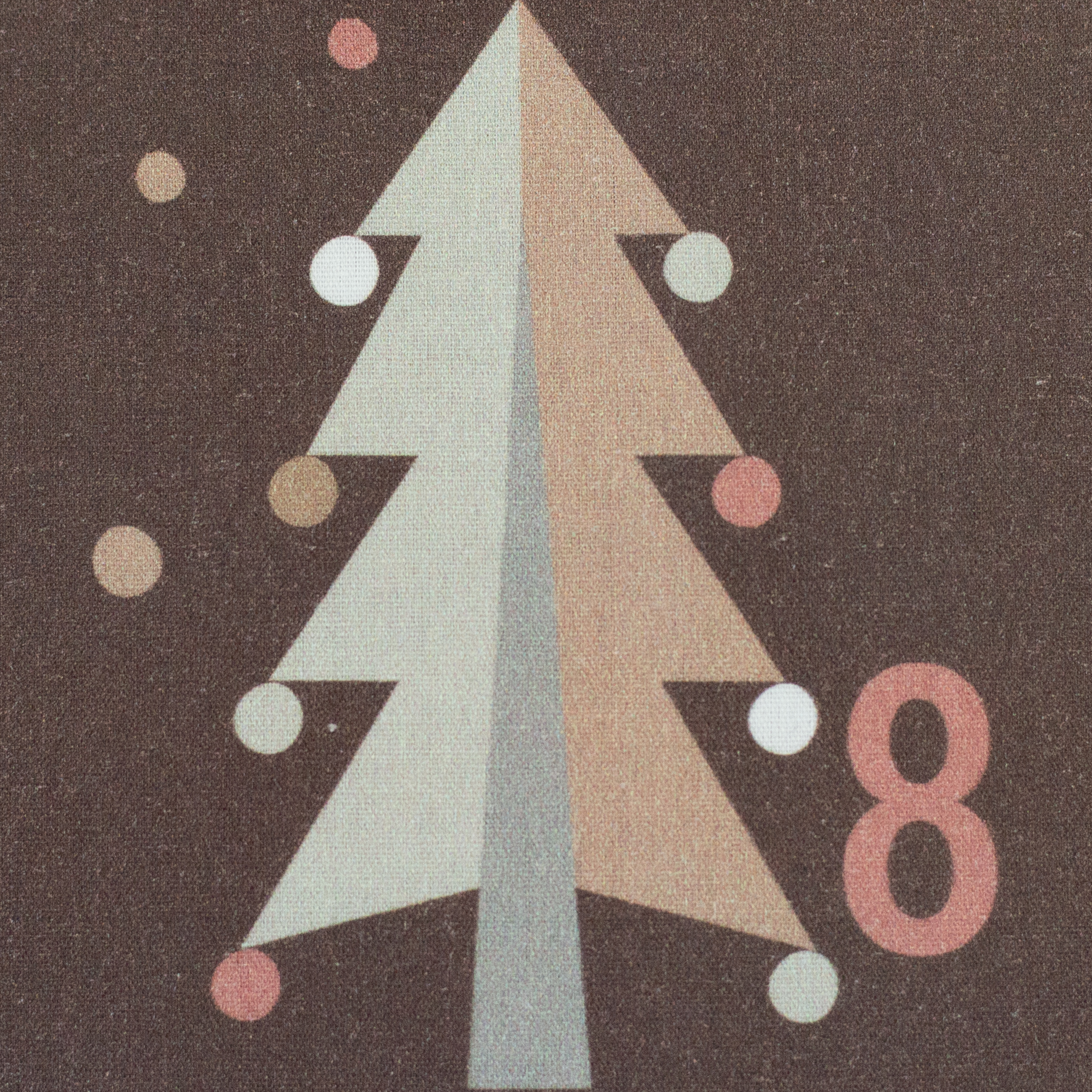 Adventskalender **Rapportlänge ca. 75cm**, Baumwolle Webware