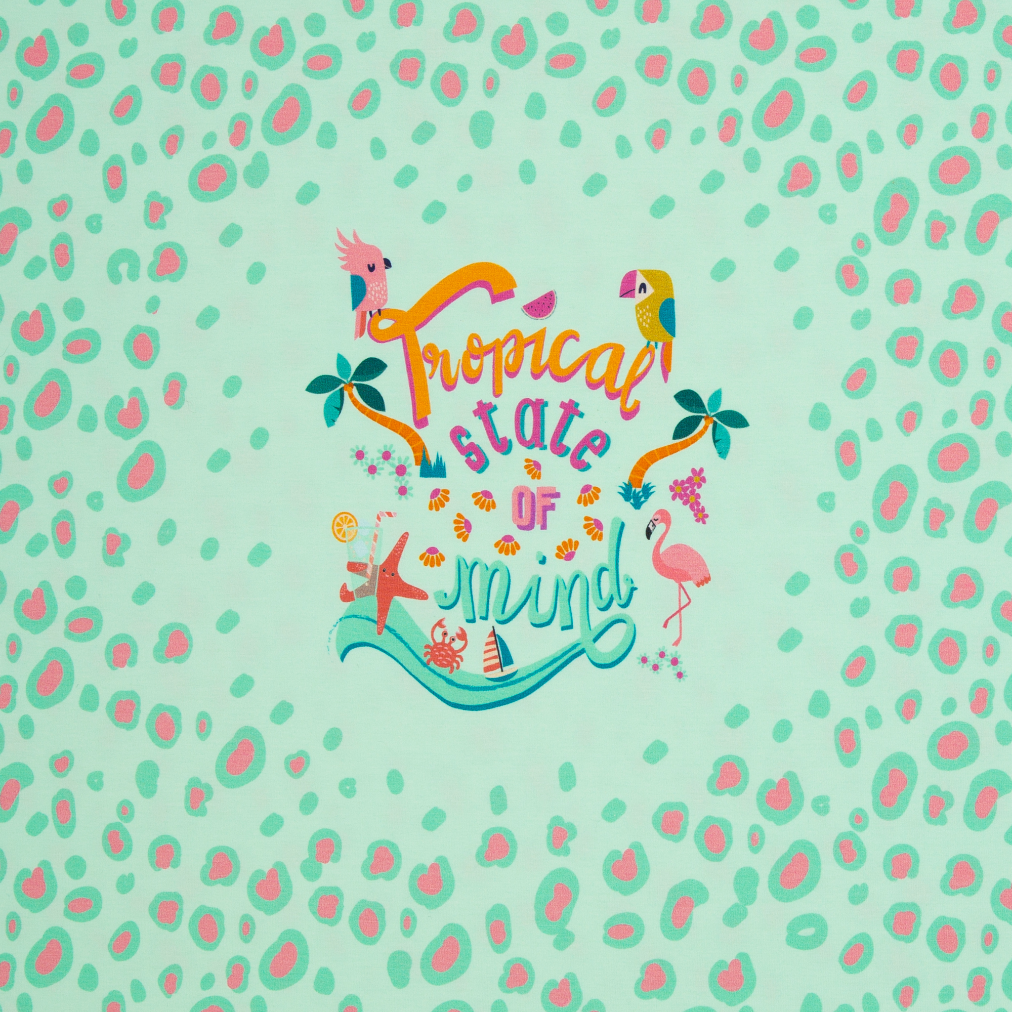 Parrots by Bienvenido Colorido, Jersey Baumwolle Parrots by Bienvenido Colorido, Jersey Baumwolle