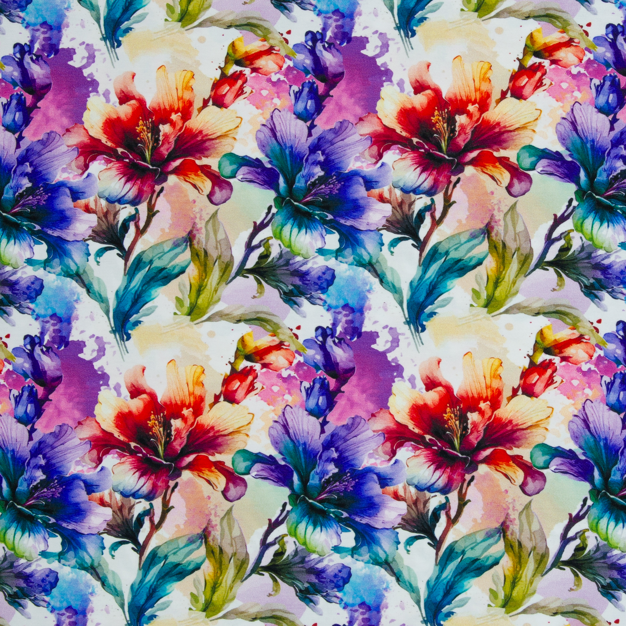 Sion – viscose jersey in multicoloured, 40 cm section