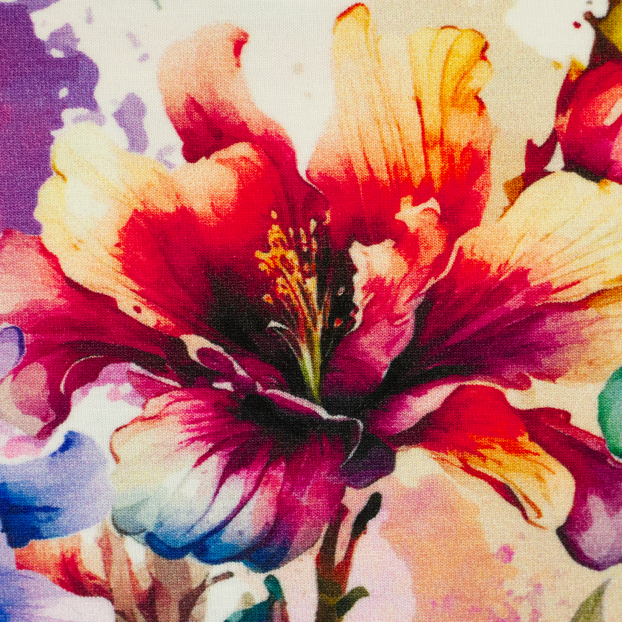 Sion – viscose jersey in multicoloured, 10 cm close-up