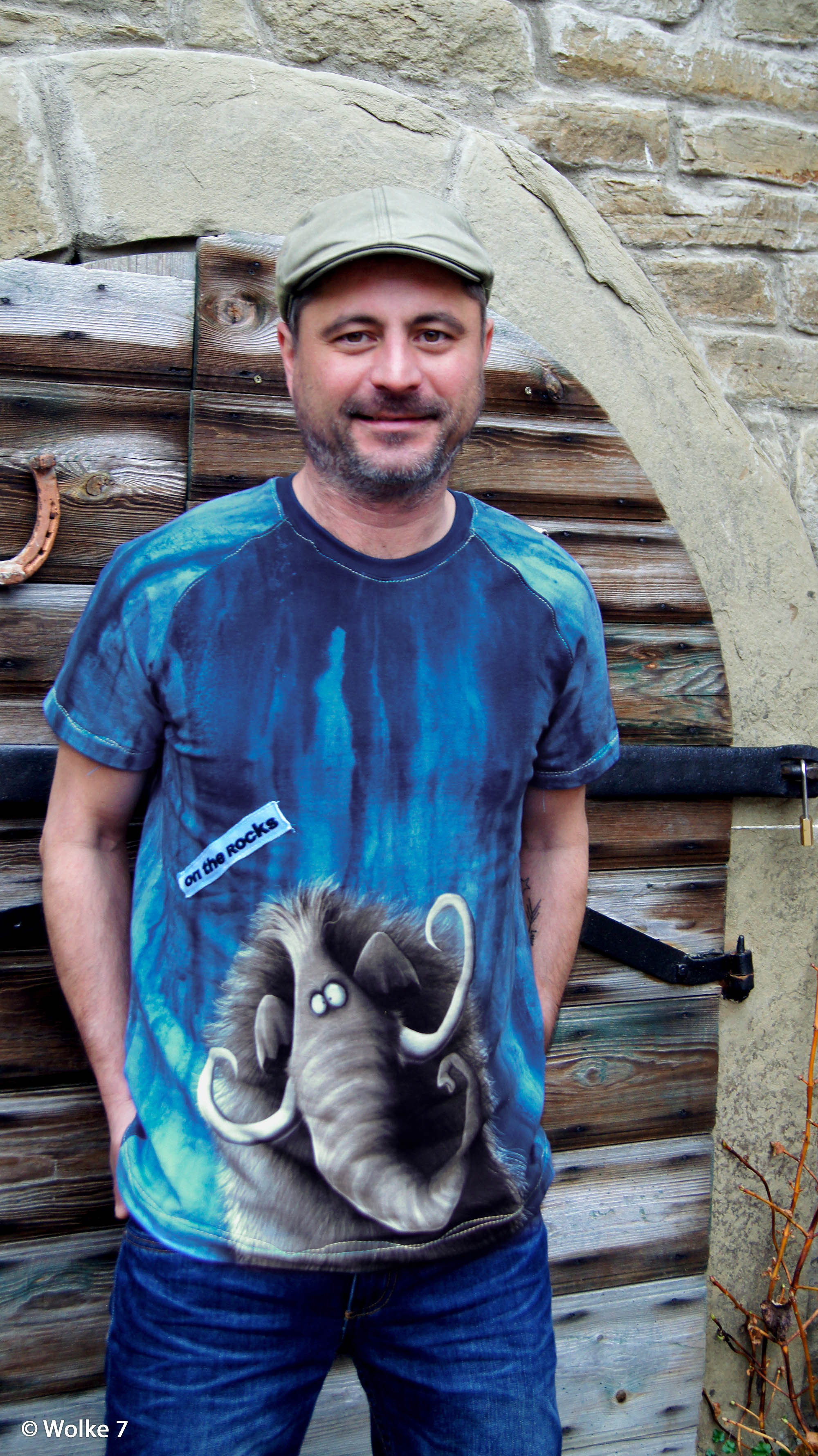 607744 Panel, Mammut, jeansblau