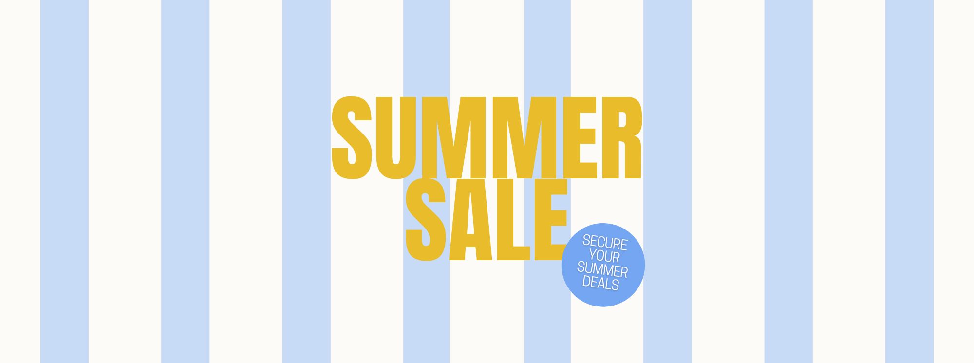 Summer Sale 2026 Slider englischer Text