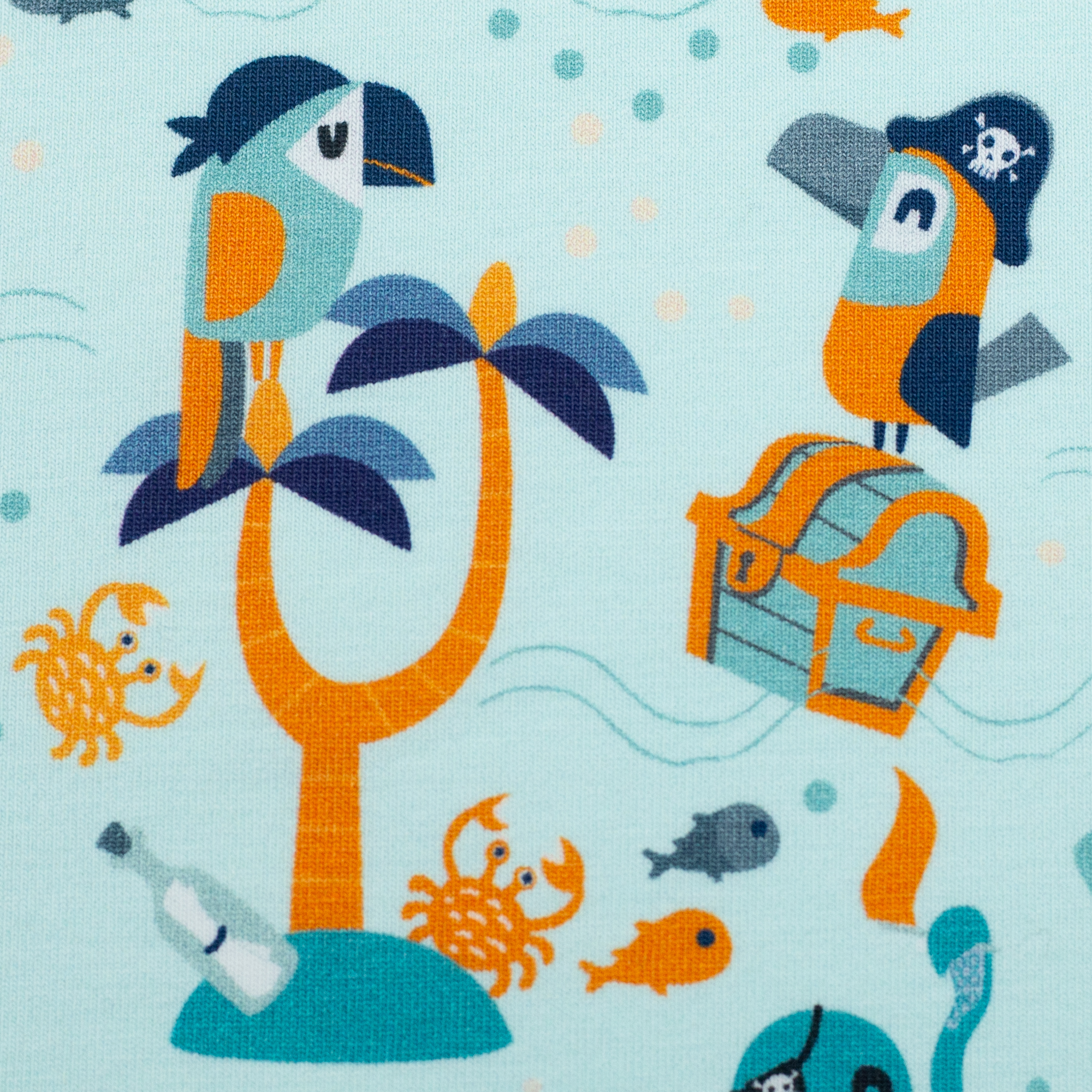 Parrots by Bienvenido Colorido, Jersey Baumwolle Parrots by Bienvenido Colorido, Jersey Baumwolle