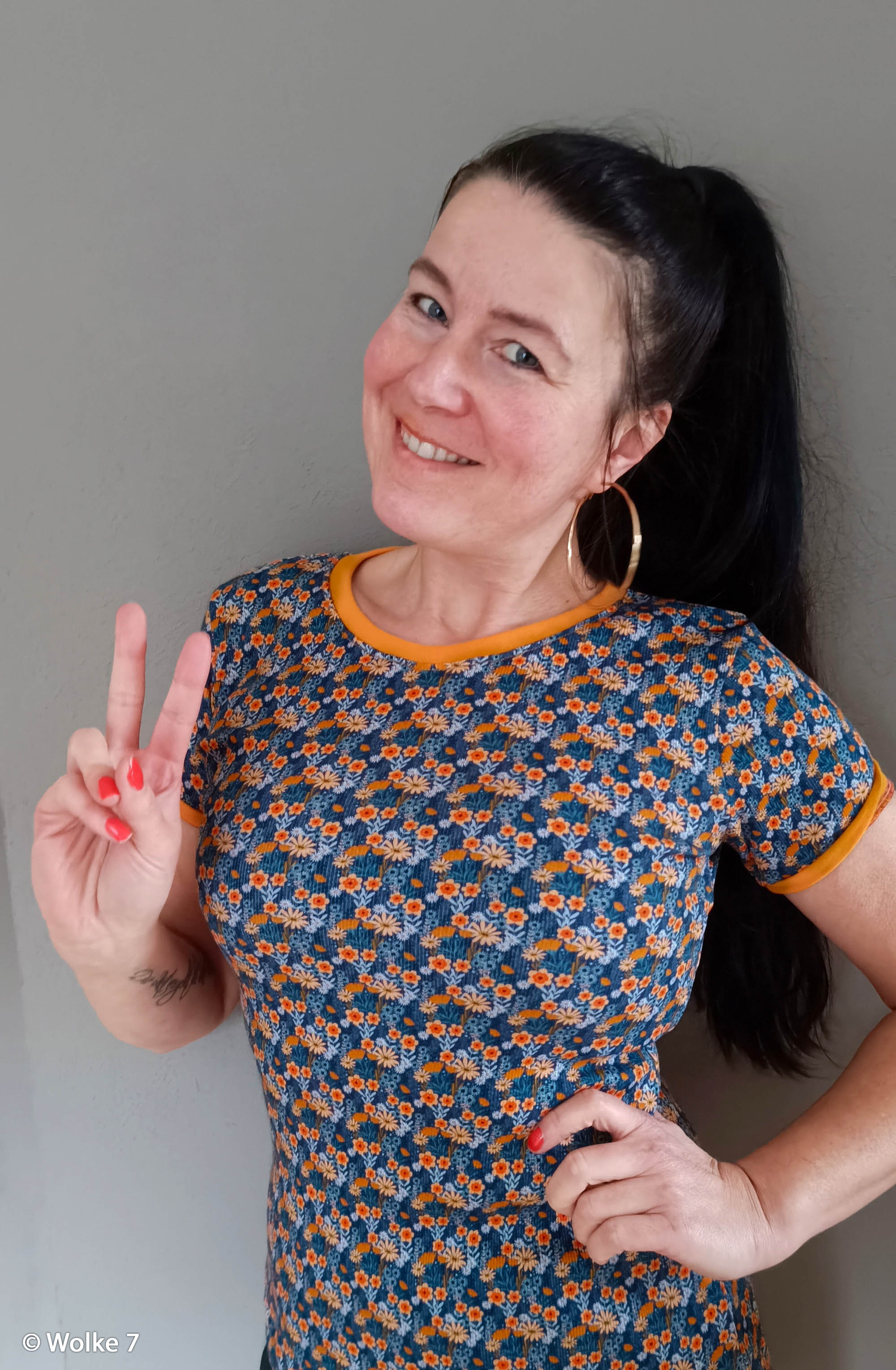 Sunny Meadow by Claire´s Creative Forest, Rib Jersey