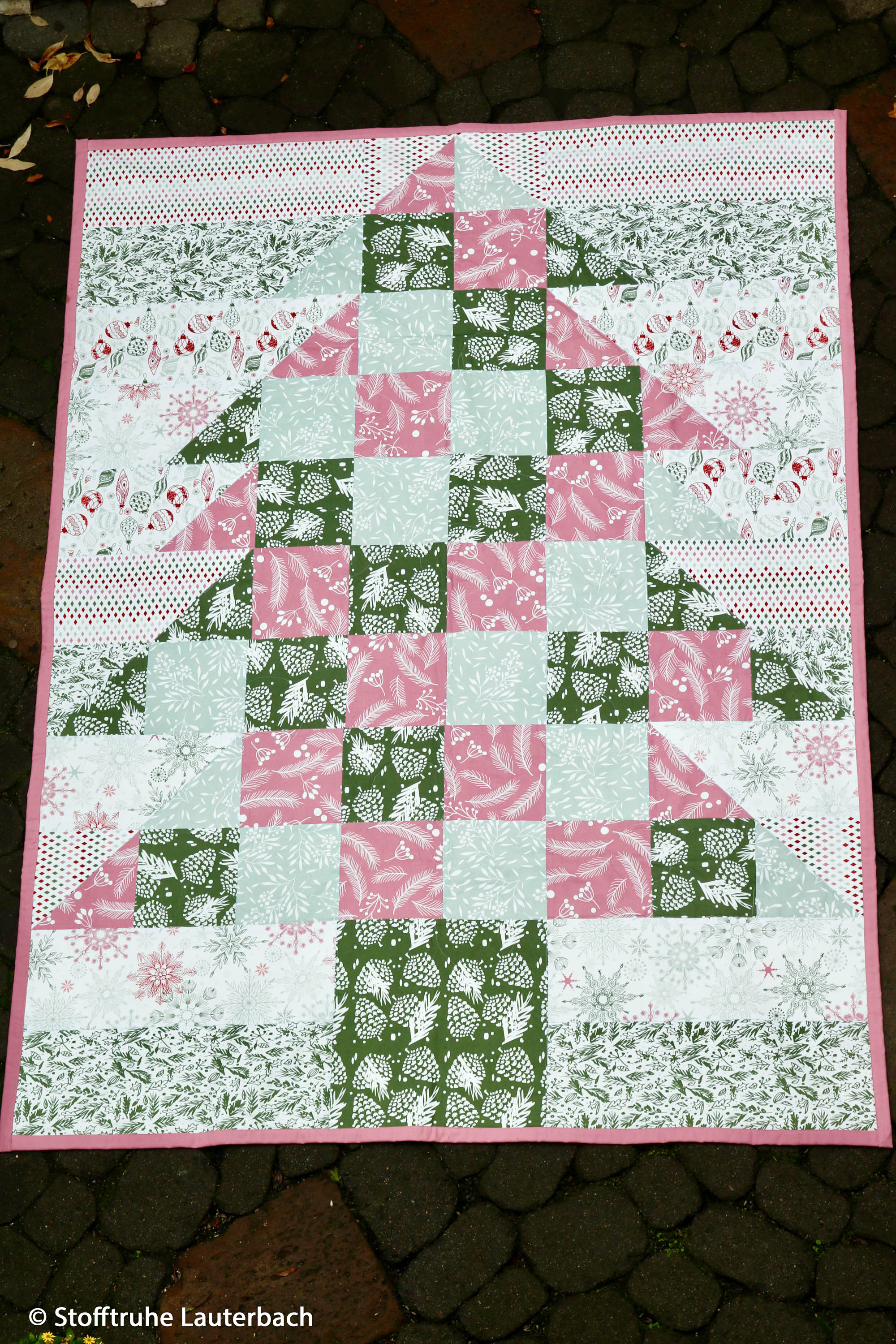 105010 Christbaumschmuck, naturweiß