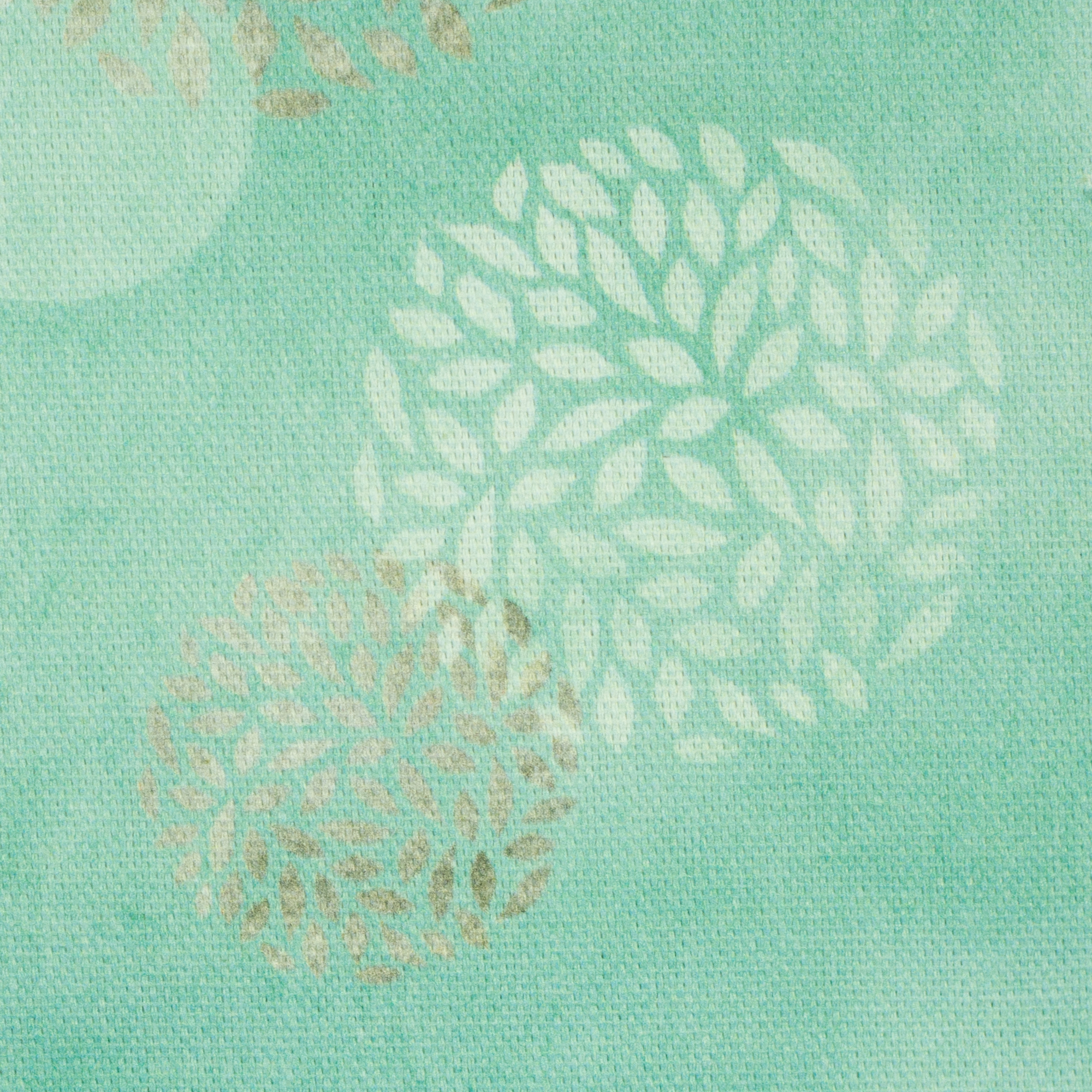 Wilma – decorative fabric in mint, 10 cm close-up